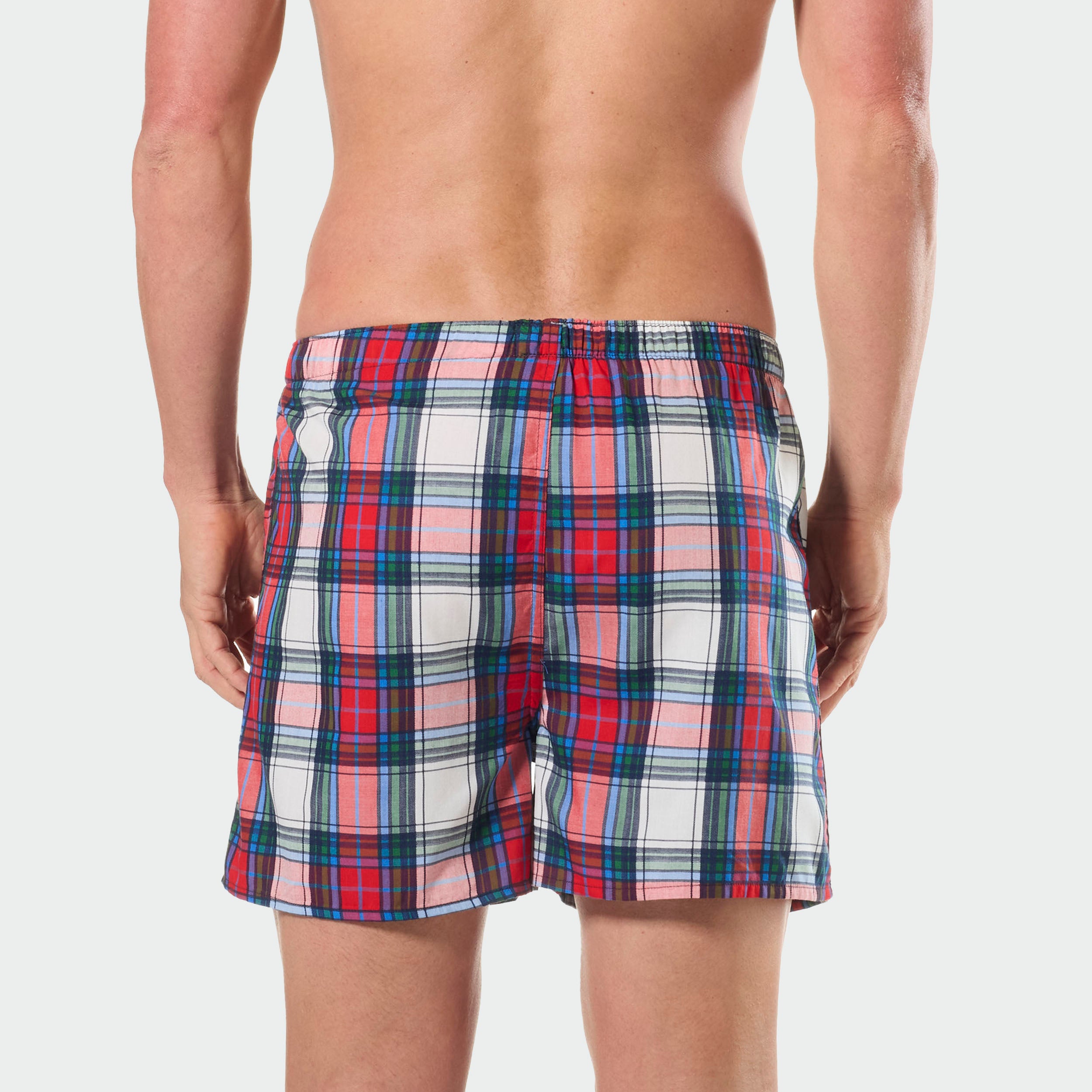 Mitchdowd Mens Tartan Bamboo Boxer Shorts
