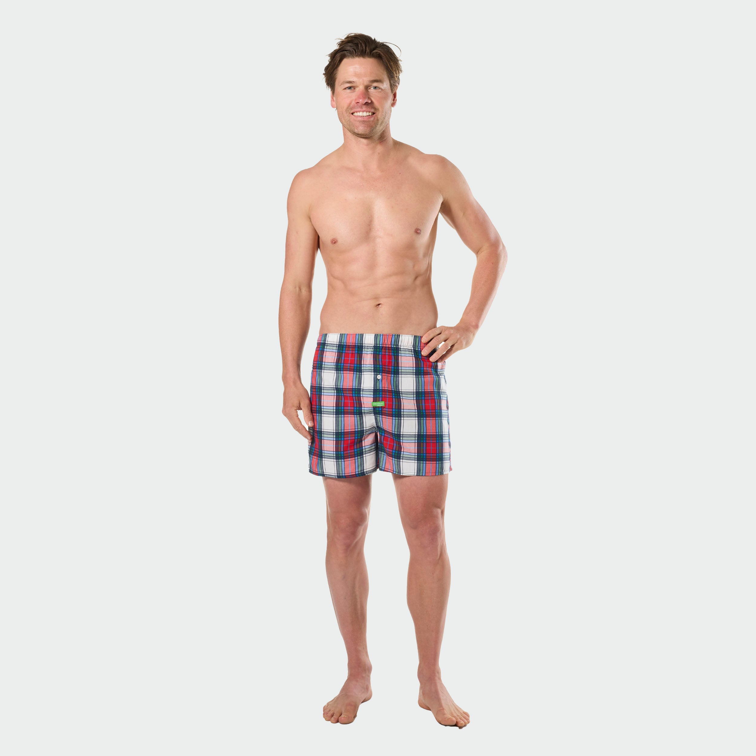 Mitchdowd Mens Tartan Bamboo Boxer Shorts