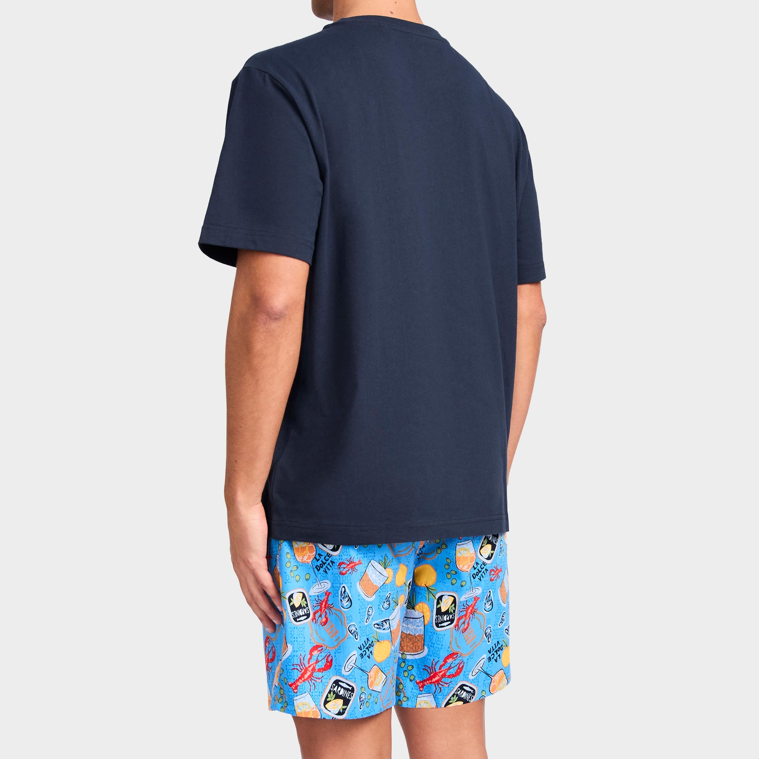 Mitchdowd Men’s La Dolce Vita Cotton Pyjama Set