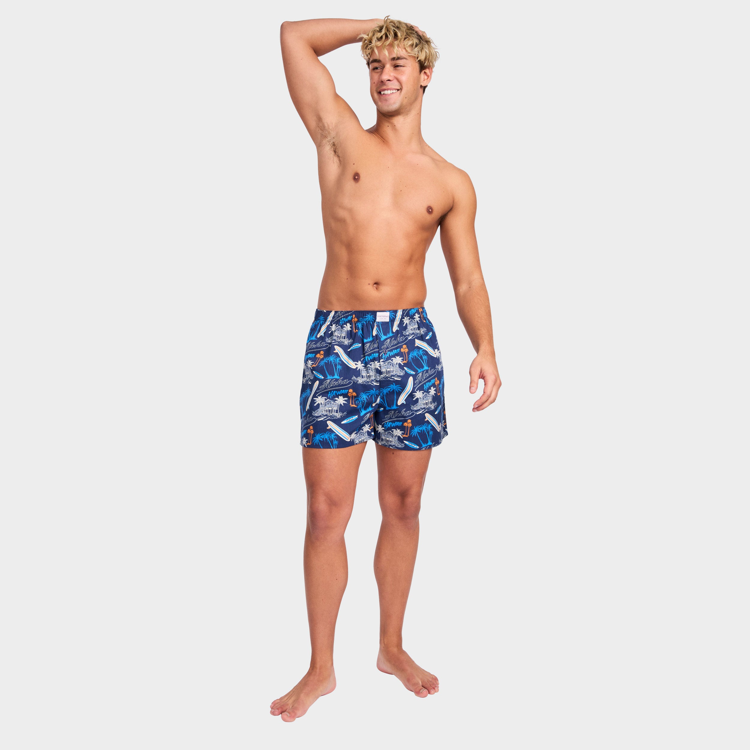 Mitchdowd Men’s Surf 1968 Cotton Boxer Shorts 3 Pack