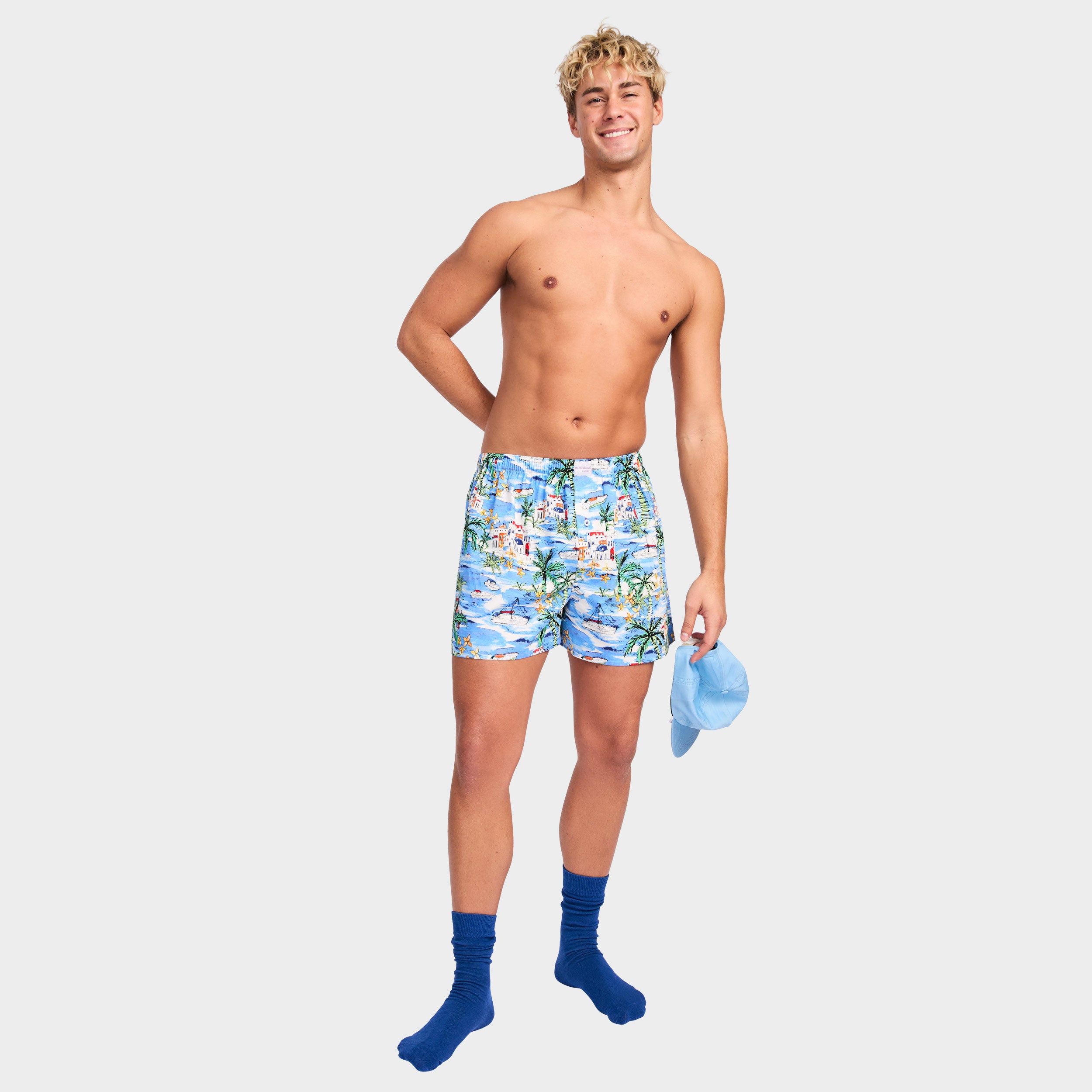 Mitchdowd Men’s Italian Riviera Bamboo Boxer Shorts