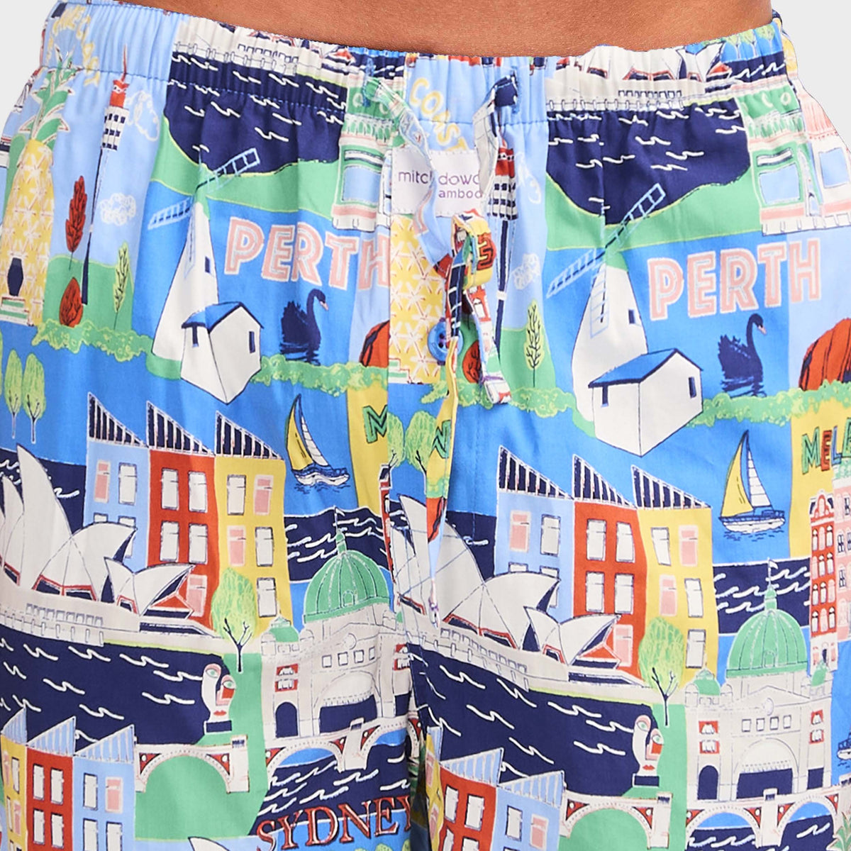 Mitchdowd Men's City Side Bamboo Sleep Short