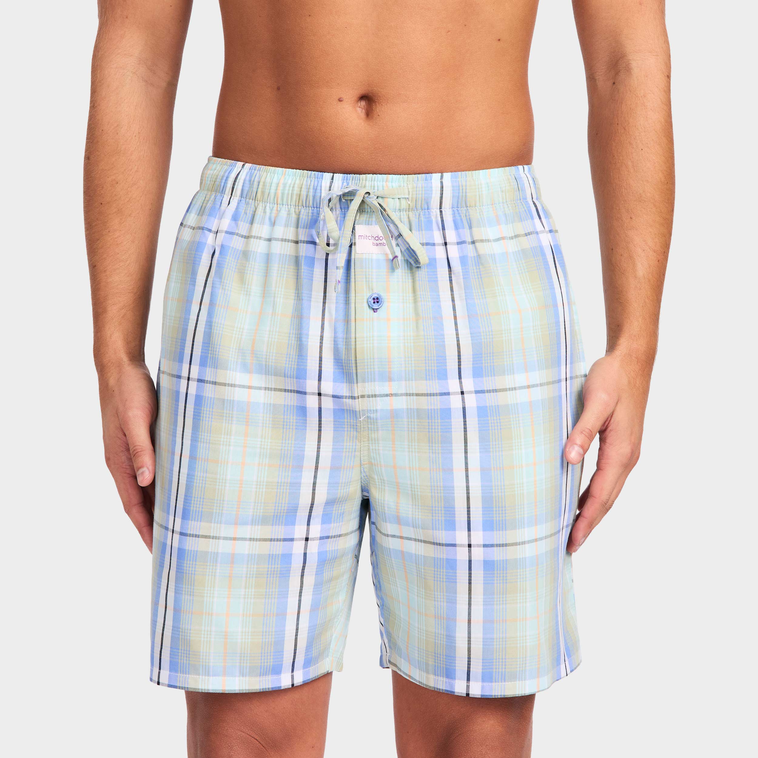 Mitchdowd Men’s Summer Dawn Bamboo Sleep Shorts