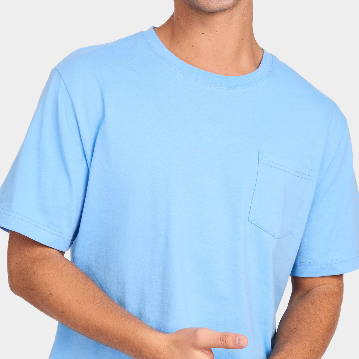 Mitchdowd Men's Blue Stripe Linen Sleep Set
