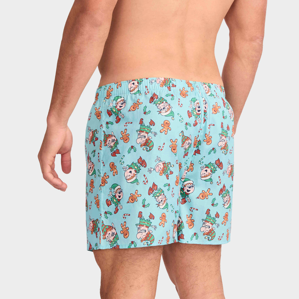 Mitchdowd Men's Guilty Elf Cotton Boxer Short