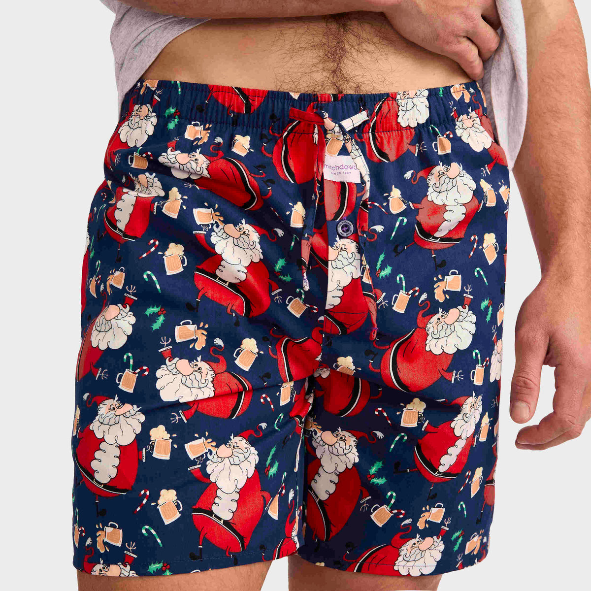Mitchdowd Men's Soused Santa Cotton Pyjama Set