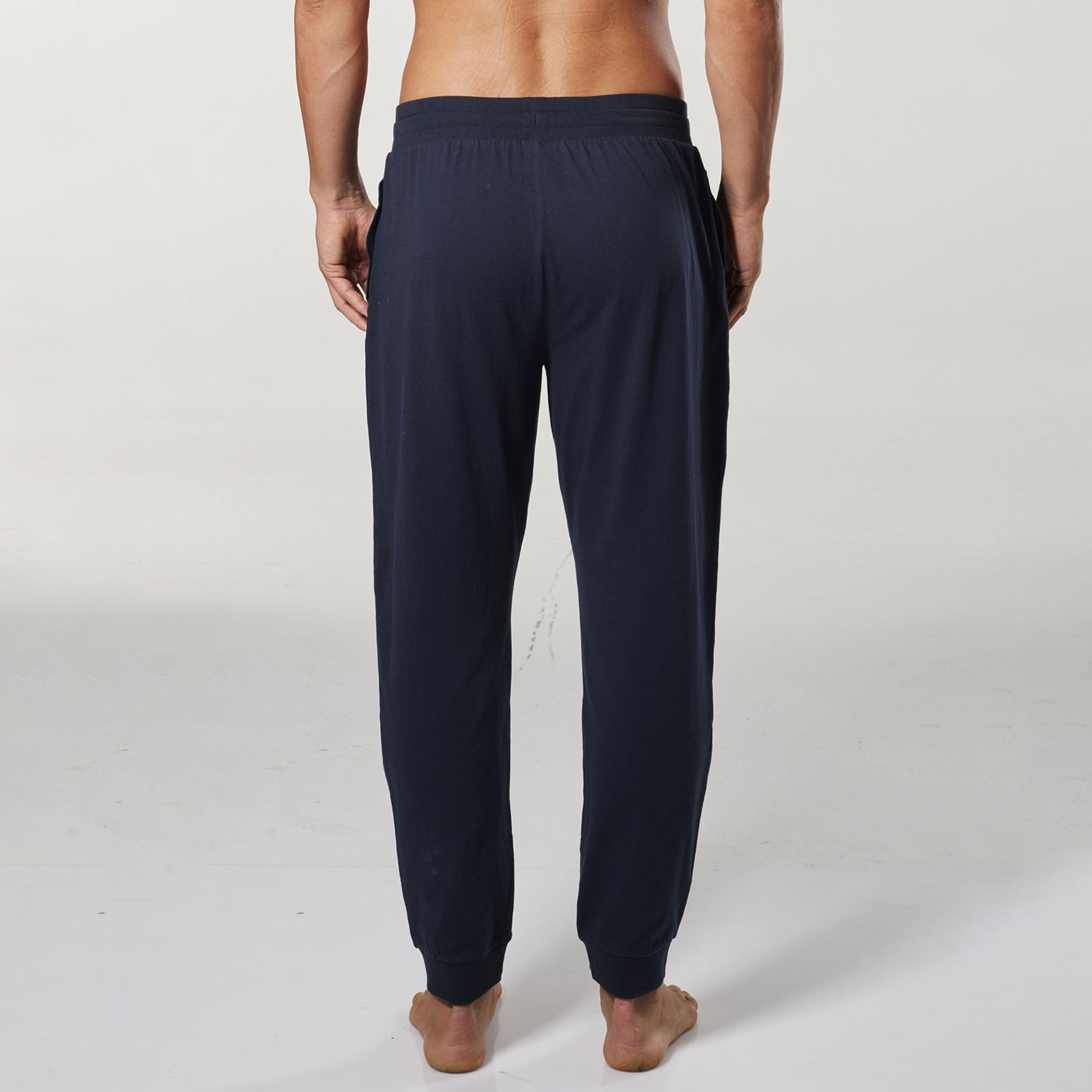 Men's Classic Cotton Sleep Pant - Navy - Image 3