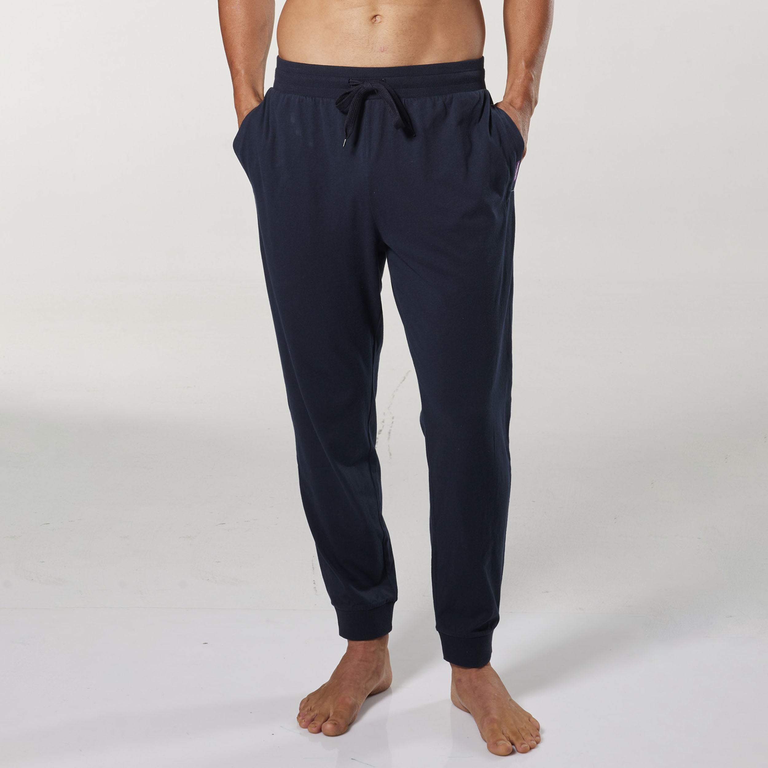 Men's Classic Cotton Sleep Pant - Navy - Image 4