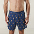 Men's Dog & Bone Cotton Loose Fit Knit Boxer Shorts 3 Pack - Denim