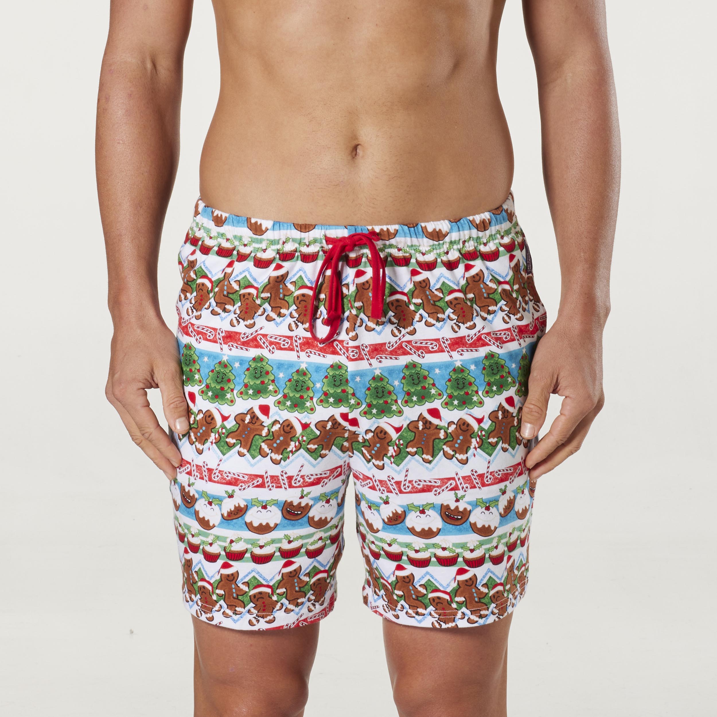 Men's Christmas Bake Off Cotton Sleep Short Image 1