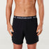Men's Bamboo Loose Knit Boxer Shorts - Black