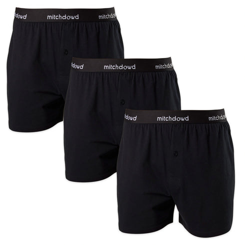 Buy Wholesale 3-Pack Men's Stretch Cotton Boxer Briefs in Charcoal