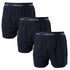 Men's Loose Fit Knit Boxer Shorts 3 Pack - Navy