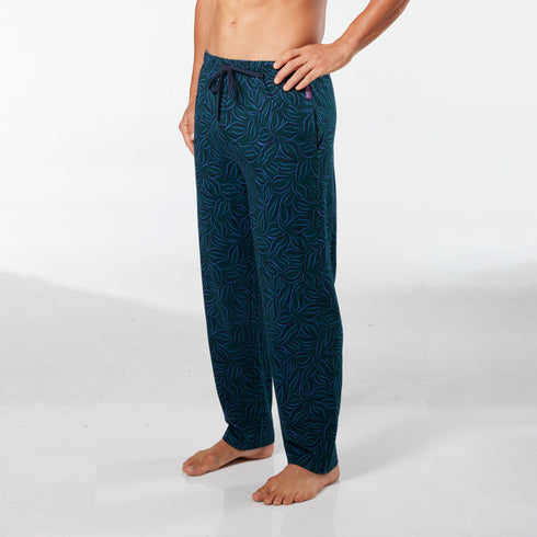Men's Natural Geo Cotton Sleep Pant - Forest