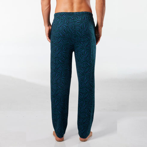 Men's Natural Geo Cotton Sleep Pant - Forest