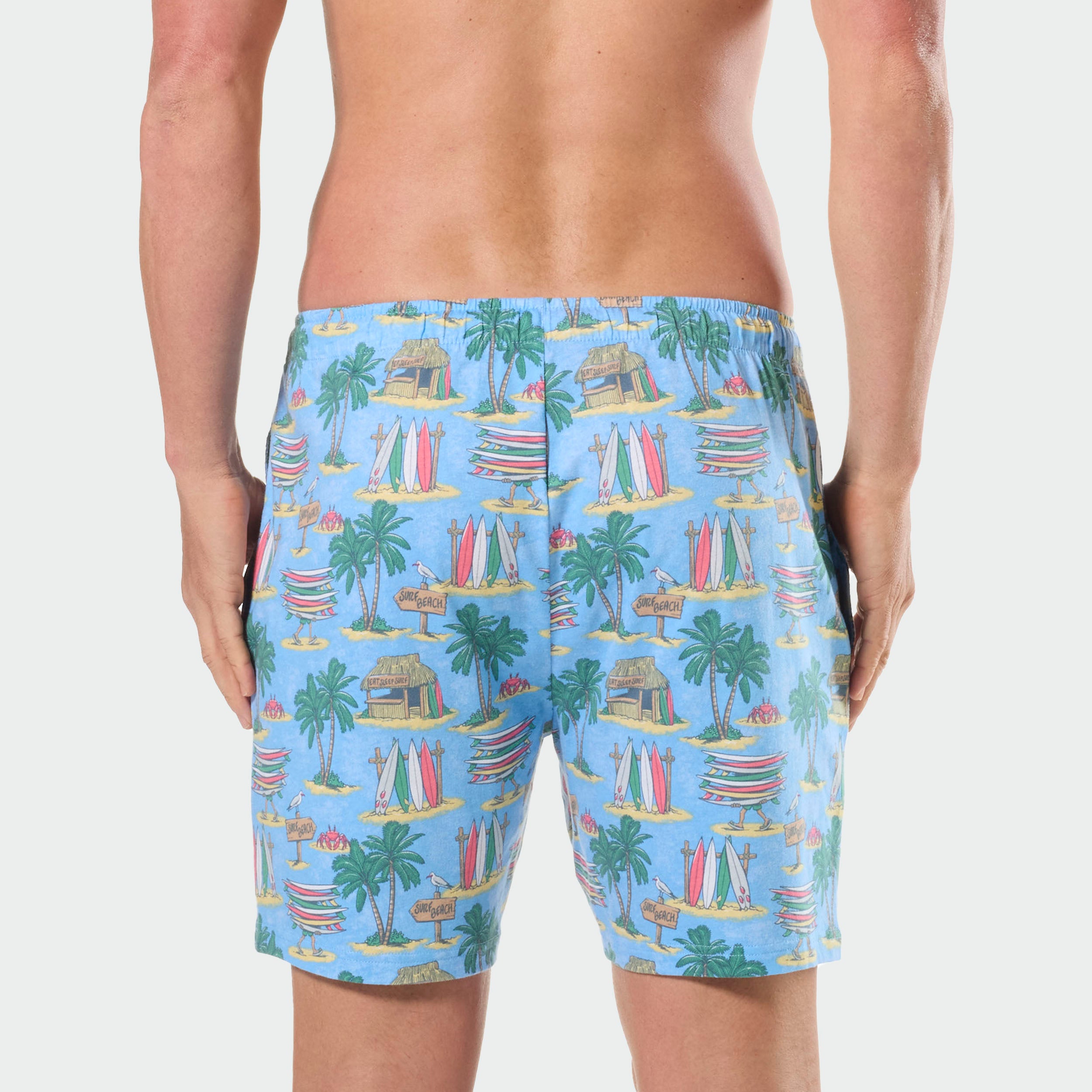 Mitchdowd Mens Tropical Beach Sleep Short