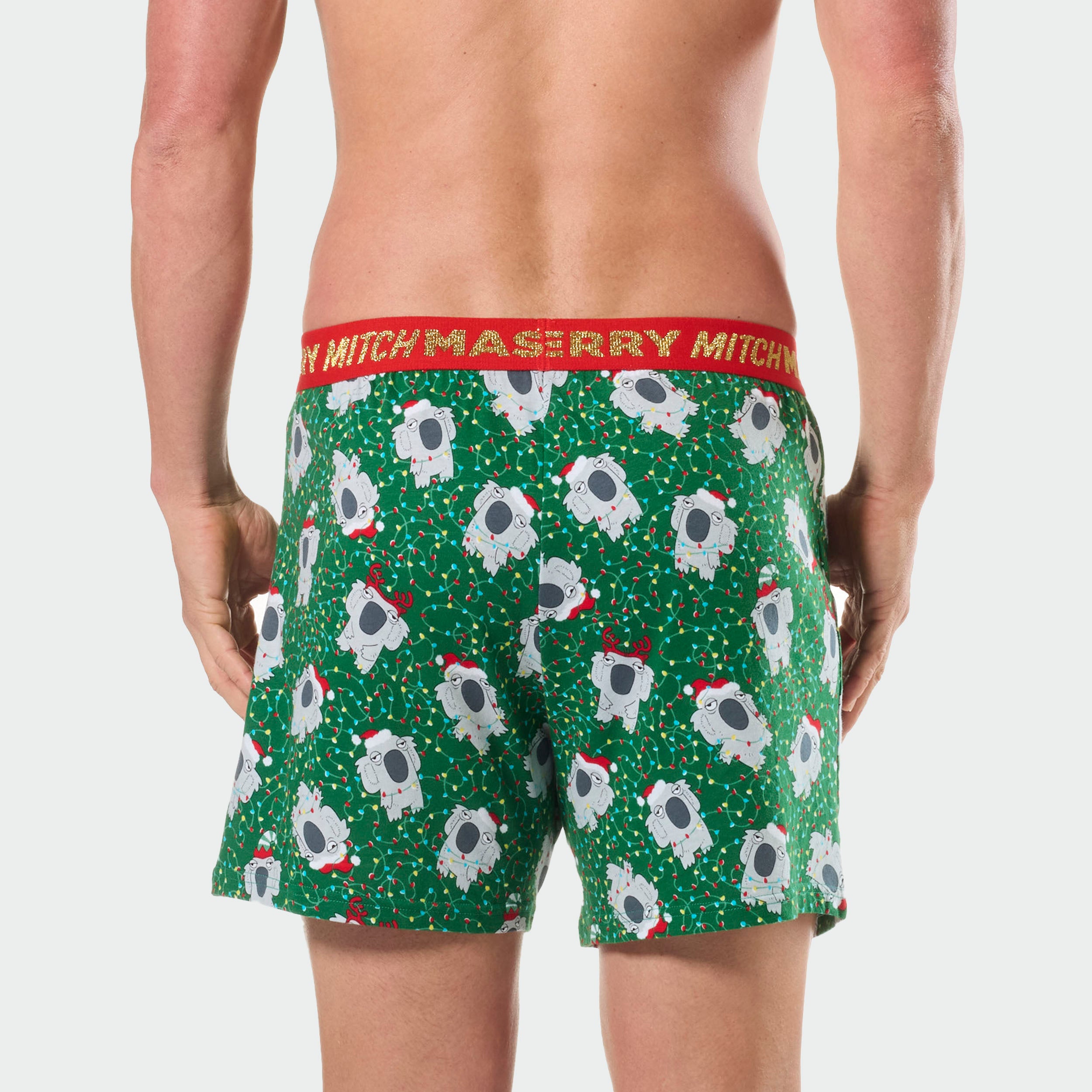 Mitchdowd Christmas Koala Mens Boxer Short