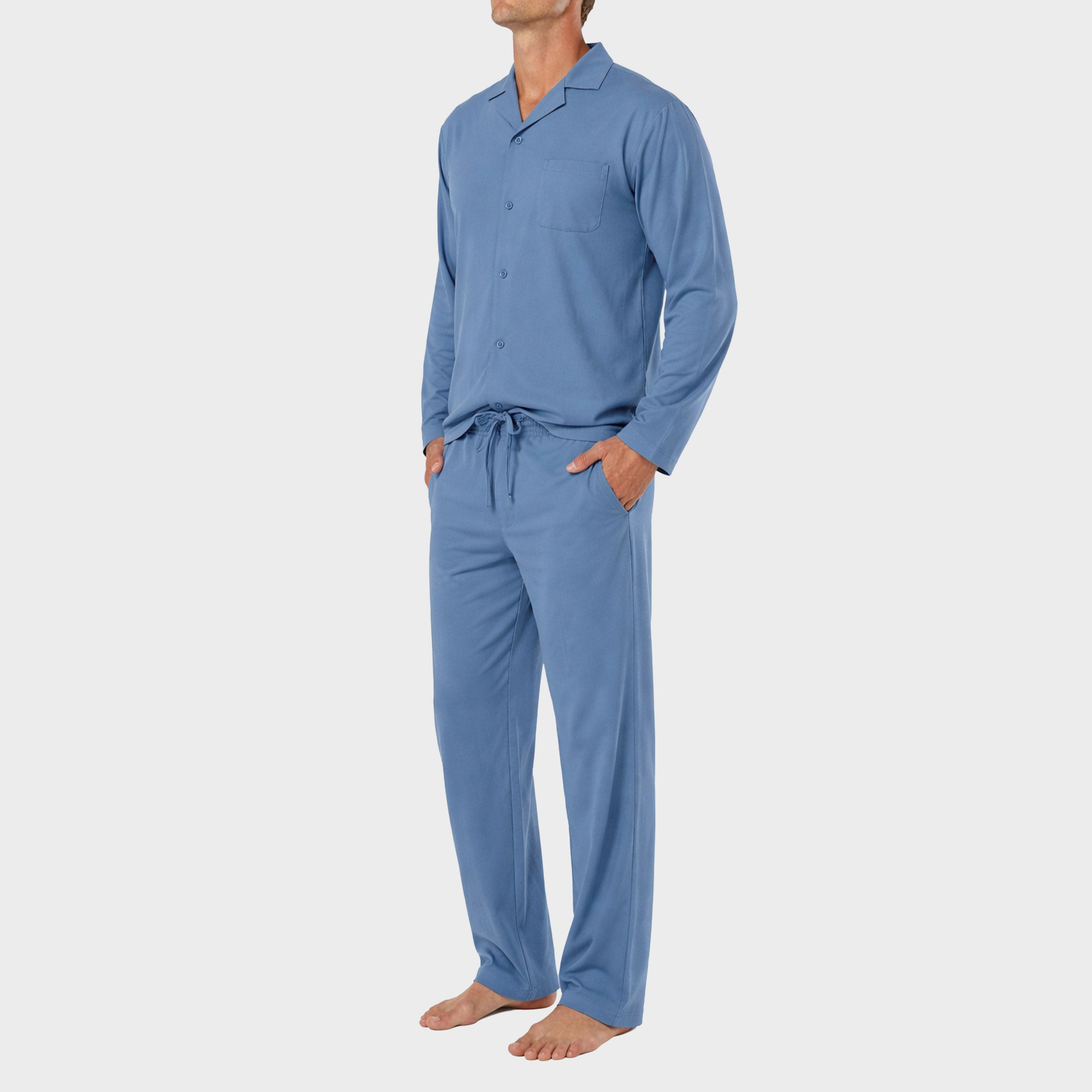 Mens Cotton Jersey Pyjama Set