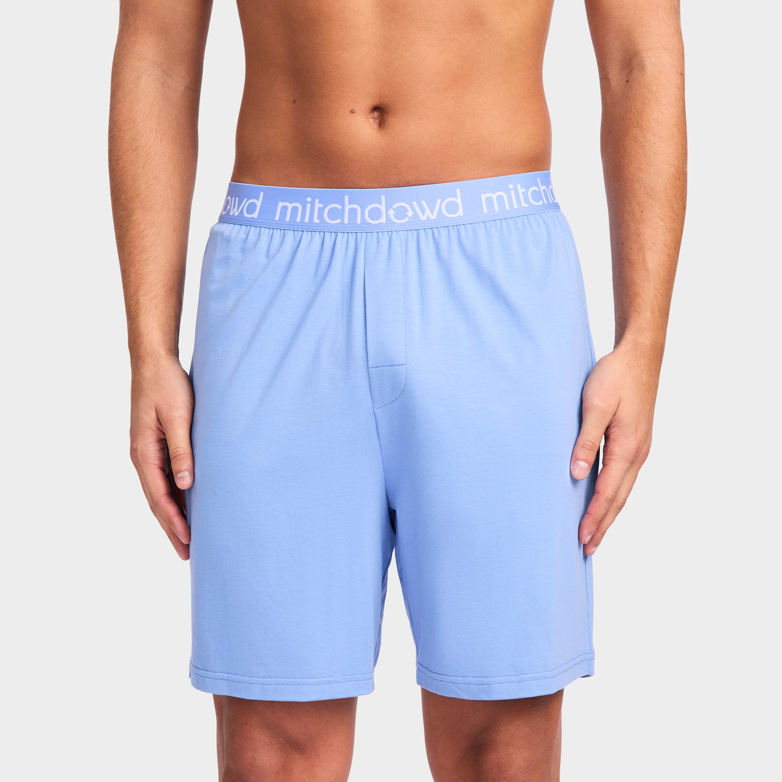Mitchdowd Men’s Bamboo Knit Sleep Shorts