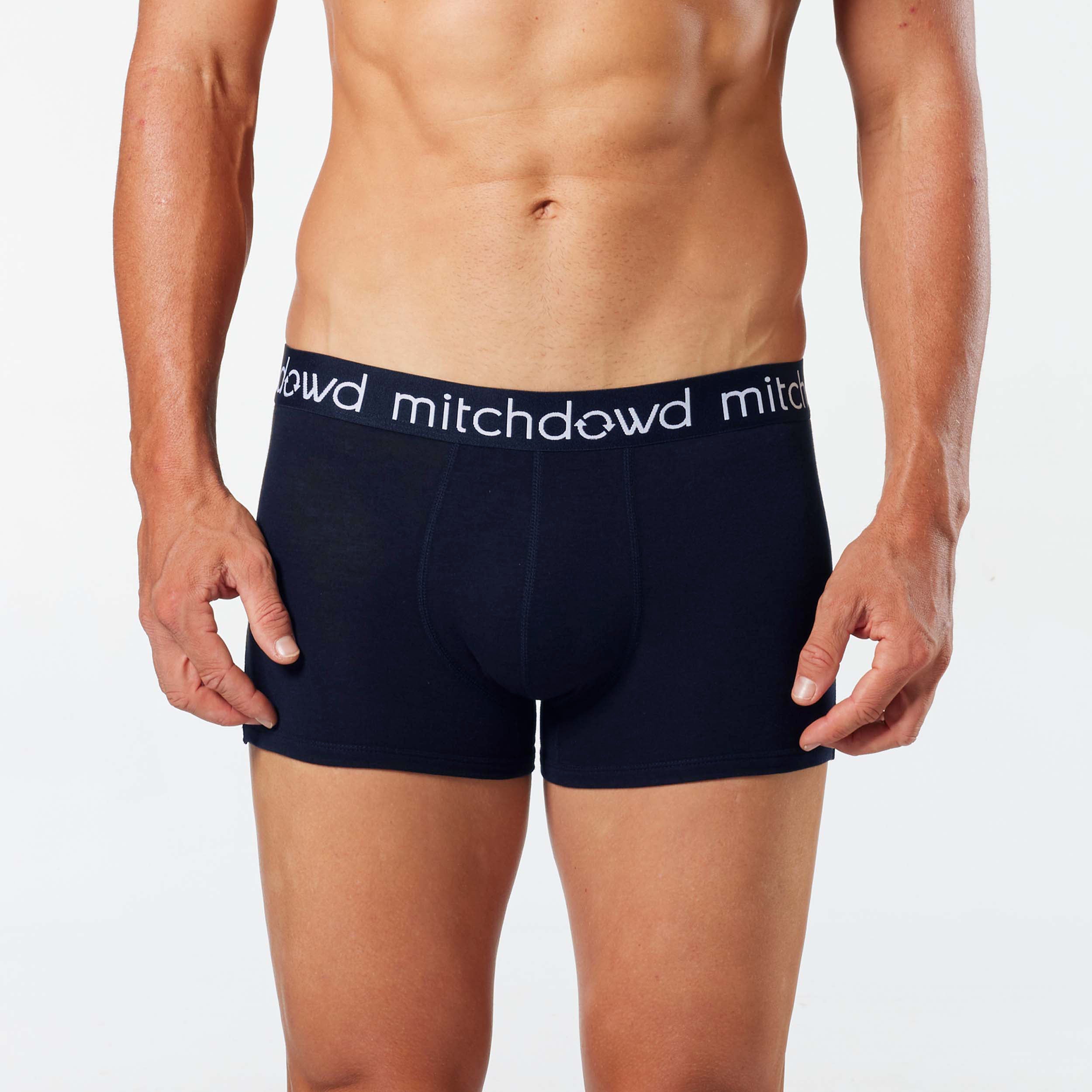 Men's Bamboo Trunk 3 Pack - Navy