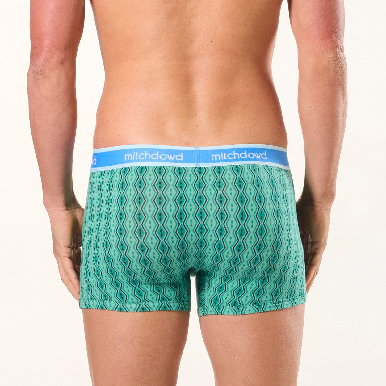 Men's Tiki Islands Cotton Trunk 3 Pack - Denim - Image 4