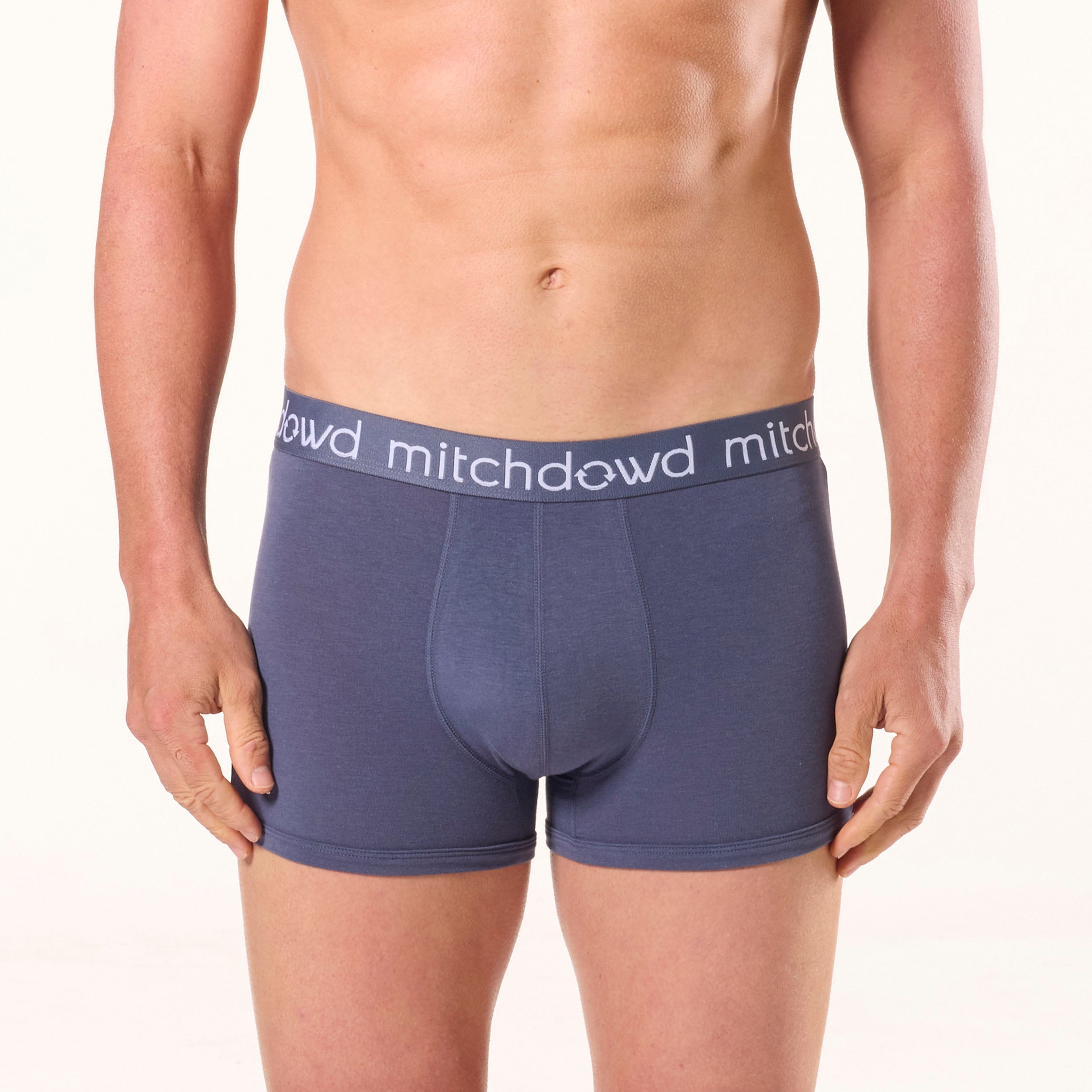 Men's Bamboo Trunk - Grey - Image 1