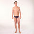 Men's Rolling Flamingos Bamboo Briefs - Black