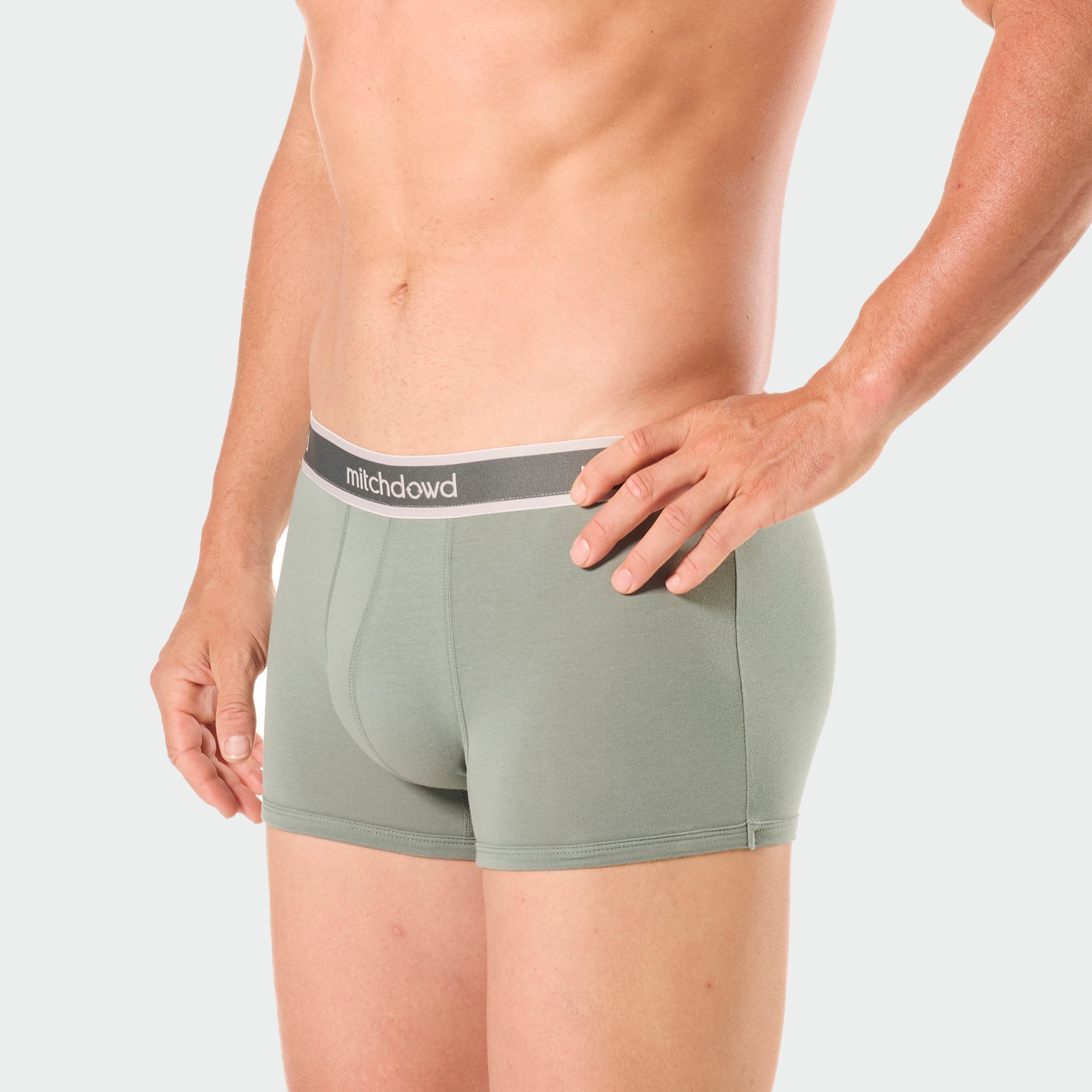 Men's Bears Pumping Iron Cotton Trunk 3 Pack - Green - Image 3