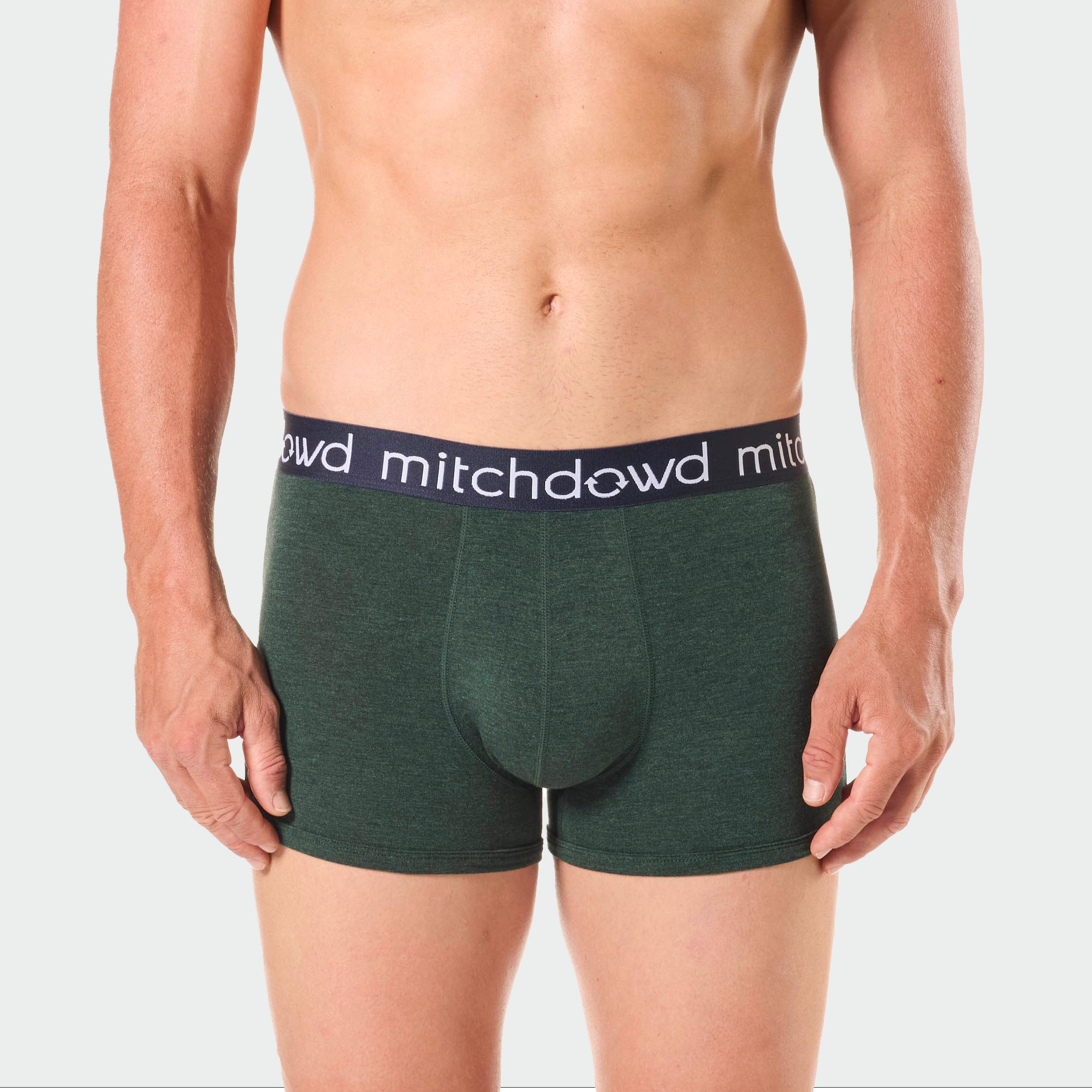 Men's Bamboo Trunk 3 Pack - Blue & Green - Image 2