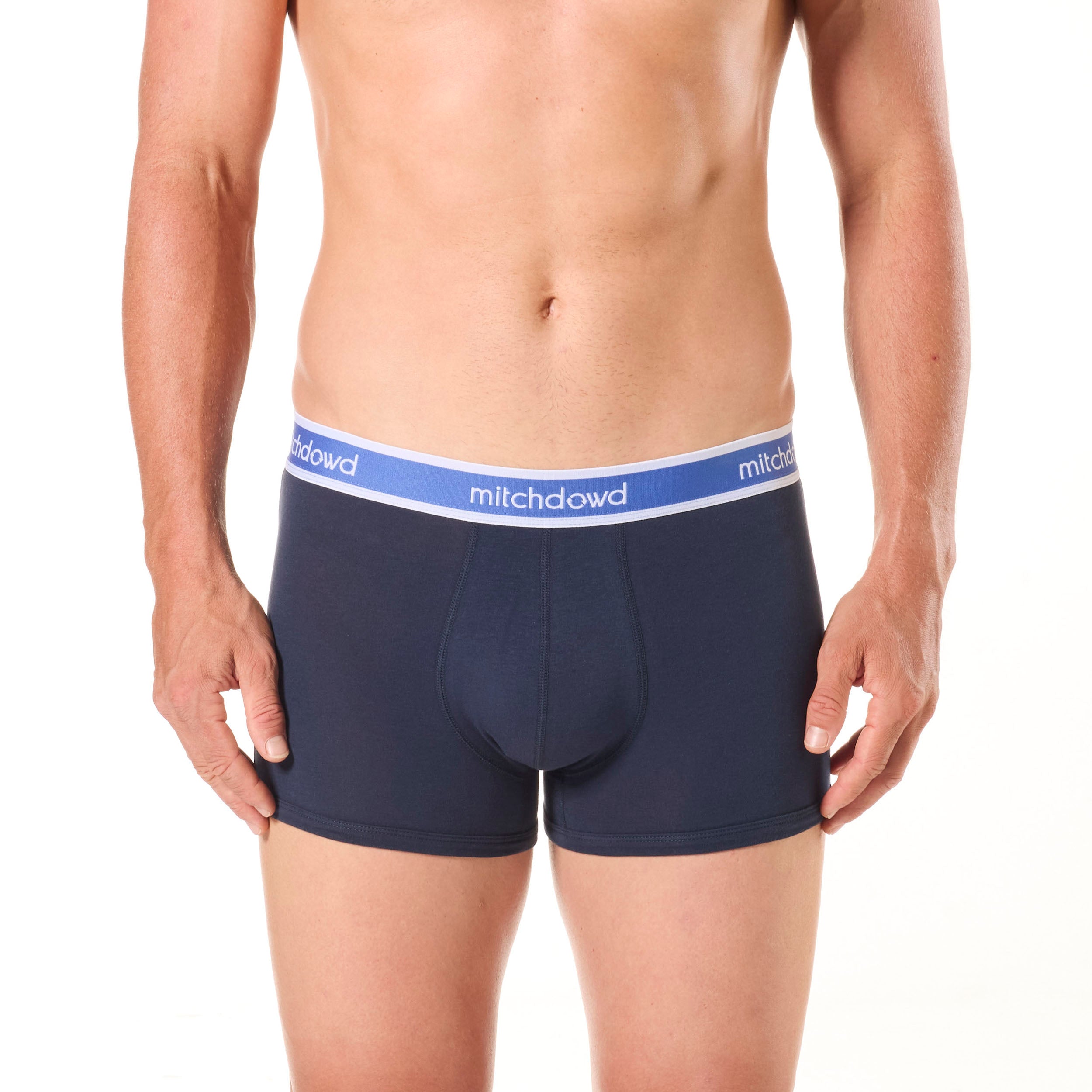 Men's Plain Cotton Trunk 5 Pack - Navy - Image 2