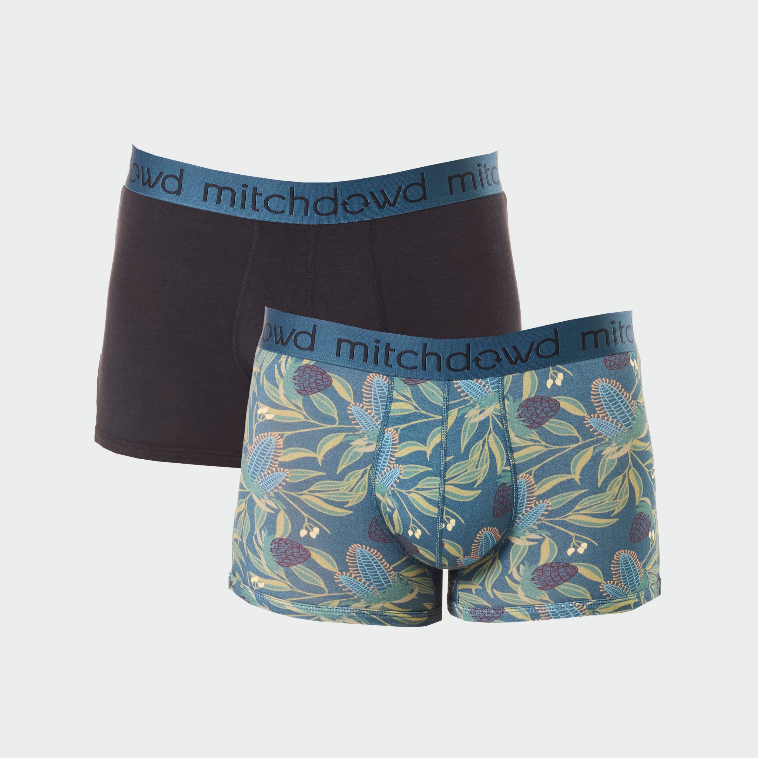 Men's Banksia Bamboo Trunk 2 Pack - Blue