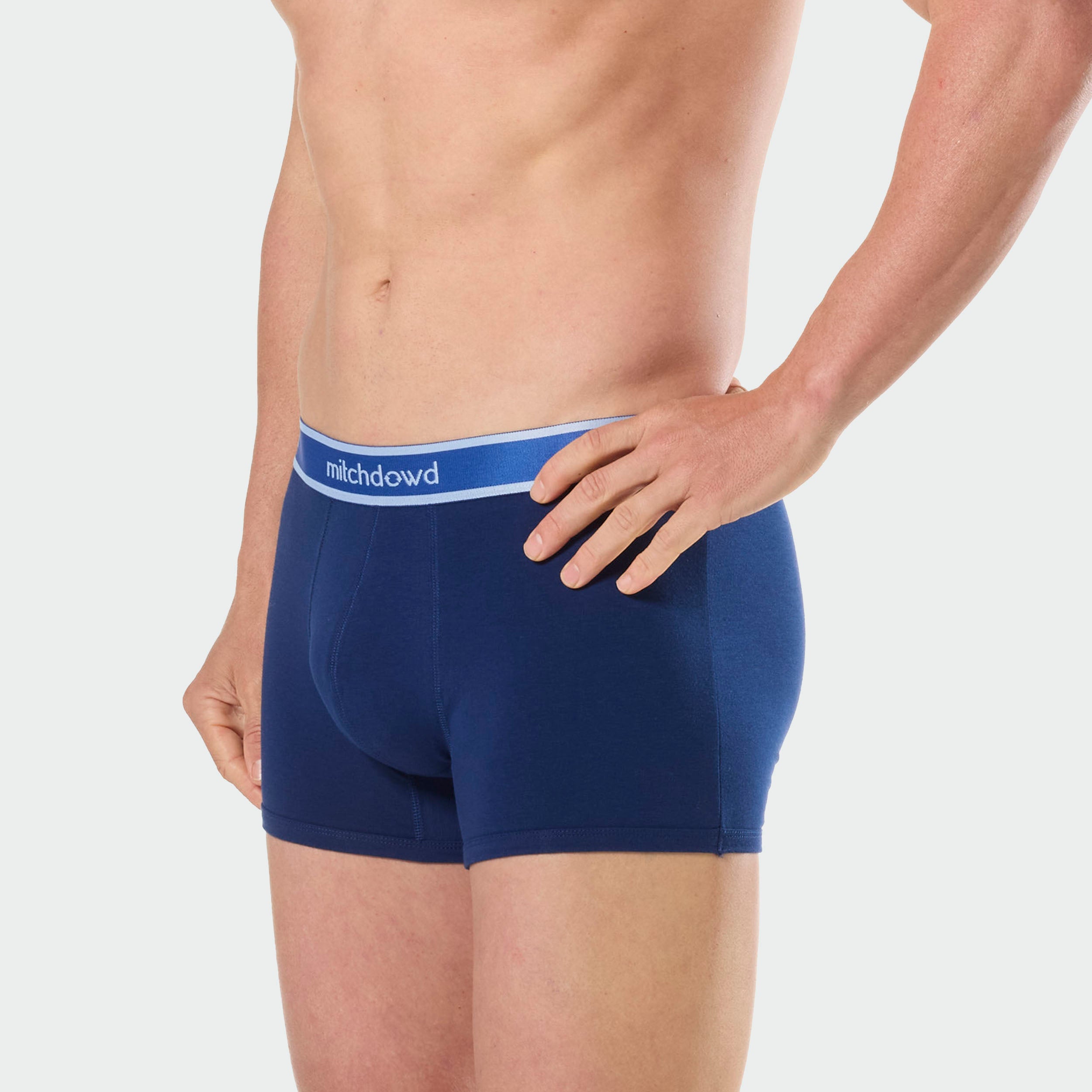 Mitchdowd Men's 3 Pack Trunk in Shark Fin Print