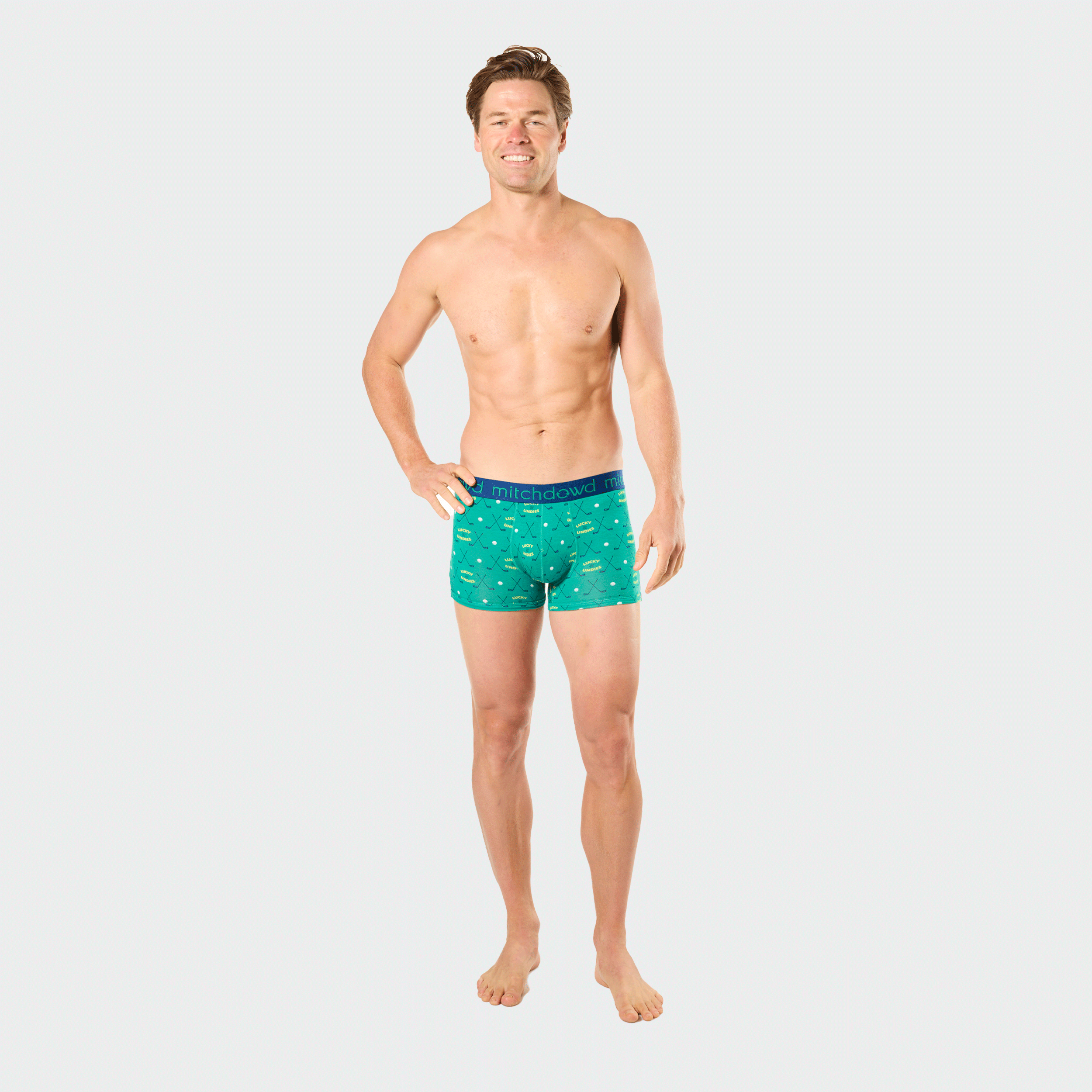 Mitchdowd Men's 2 Pack Lucky Bamboo Trunks