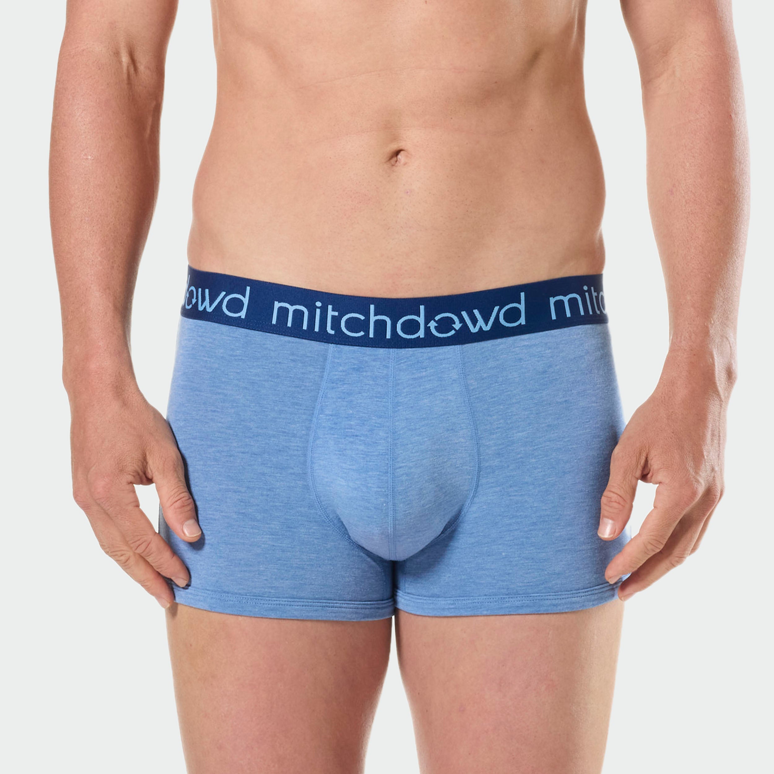 Mitchdowd Men's 2 Pack Trunk in Tropical Blue