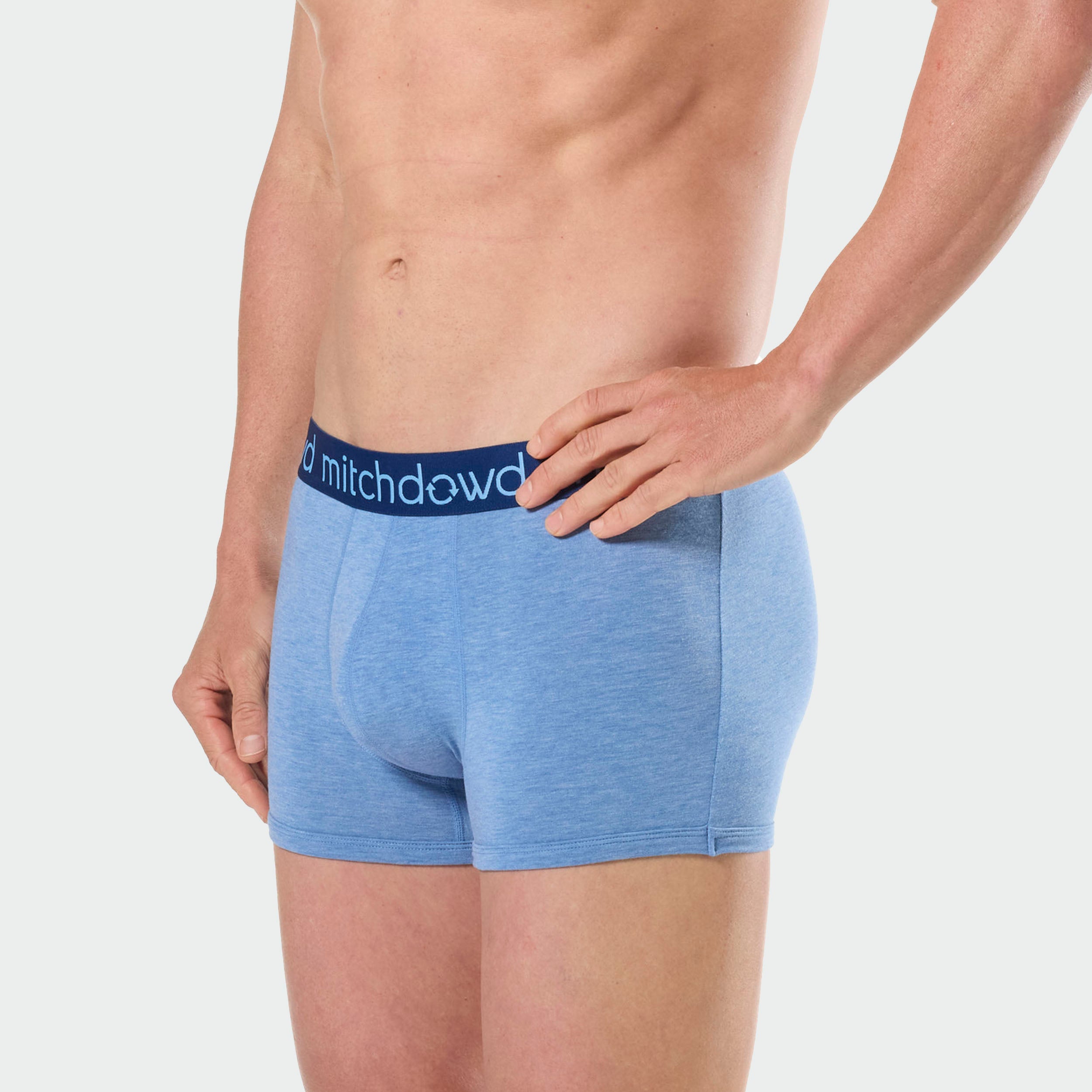 Mitchdowd Men's 2 Pack Trunk in Tropical Blue