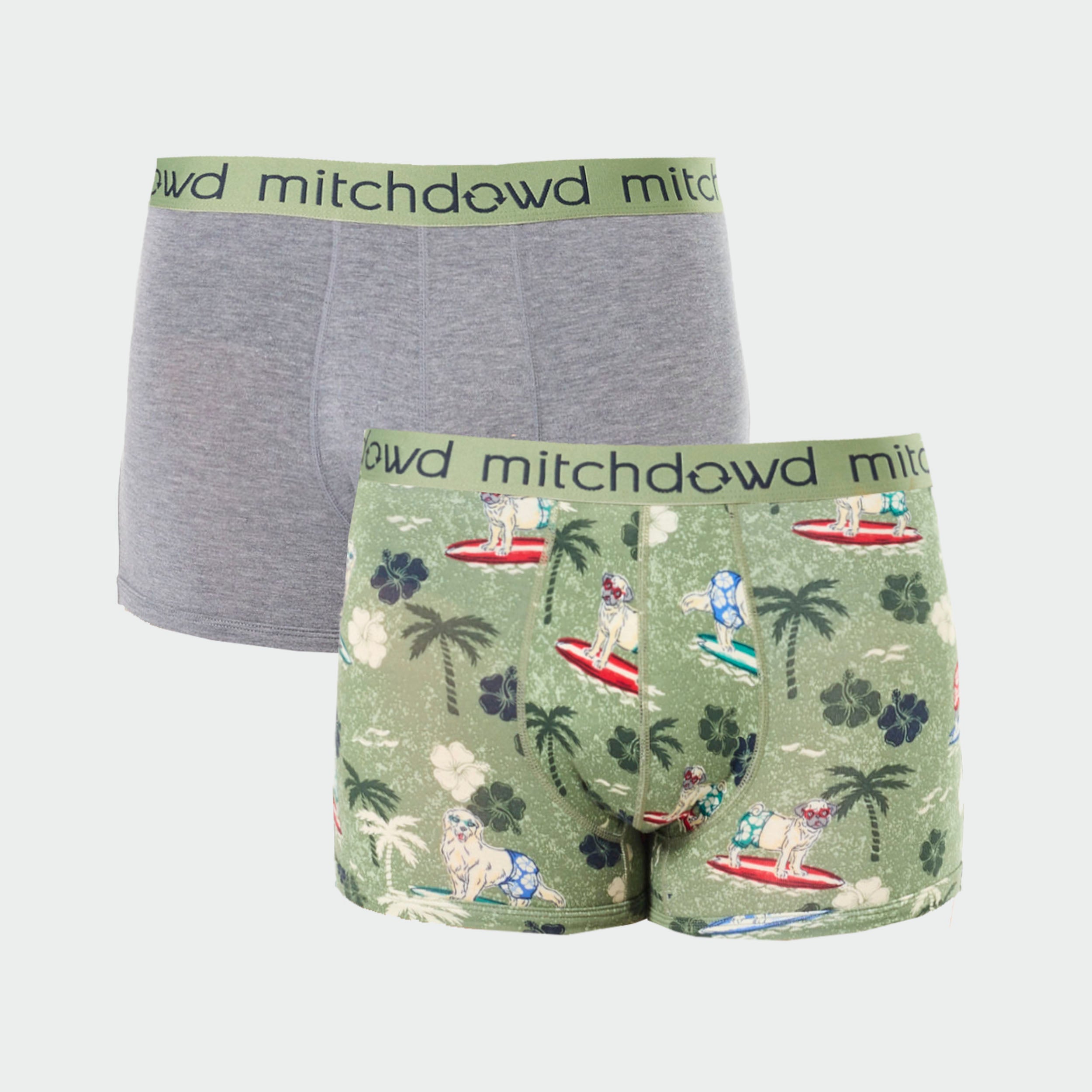 Men's Surf Pups Bamboo Trunk 2 Pack - Multi