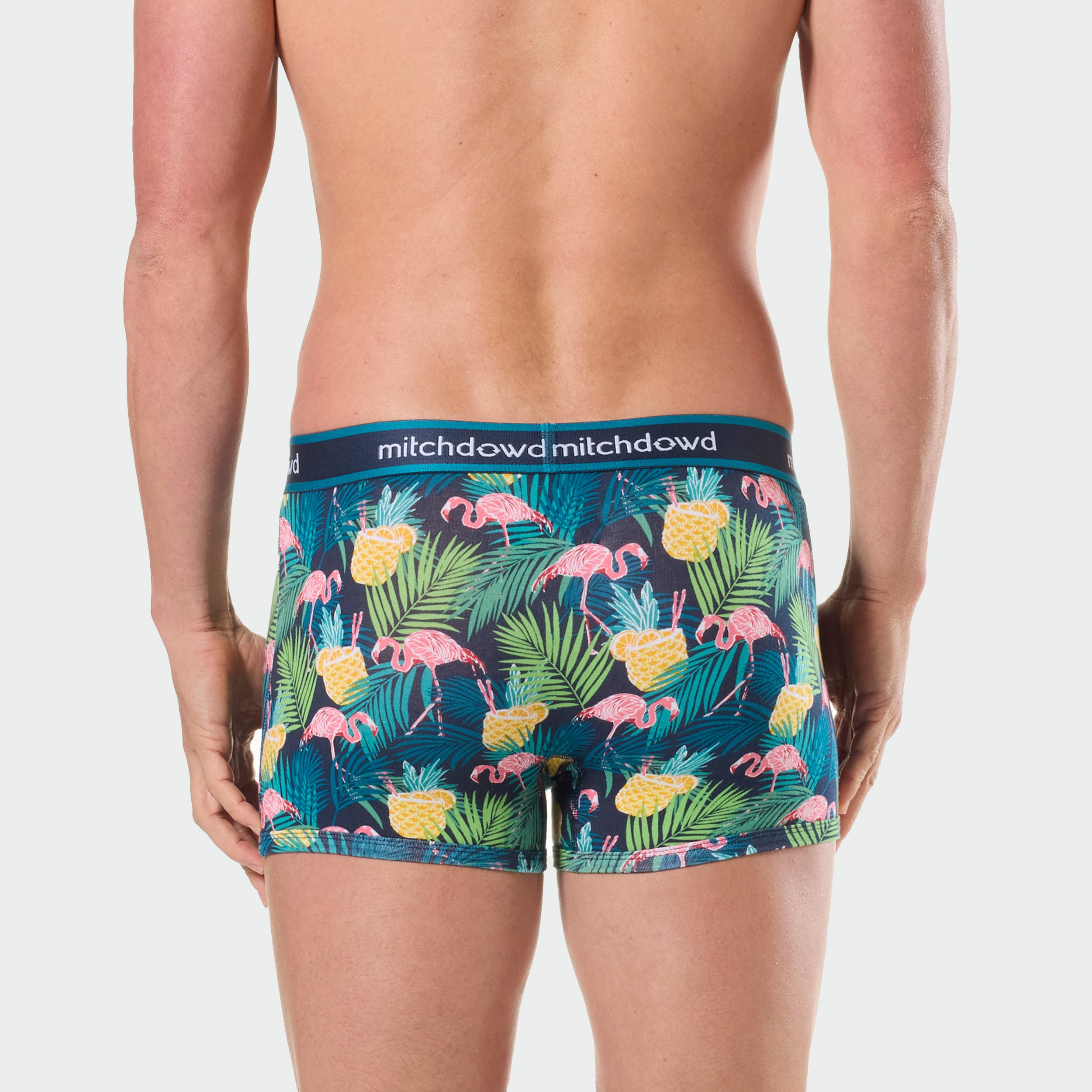 Mitchdowd Men's Tropical 3 Pack Trunk