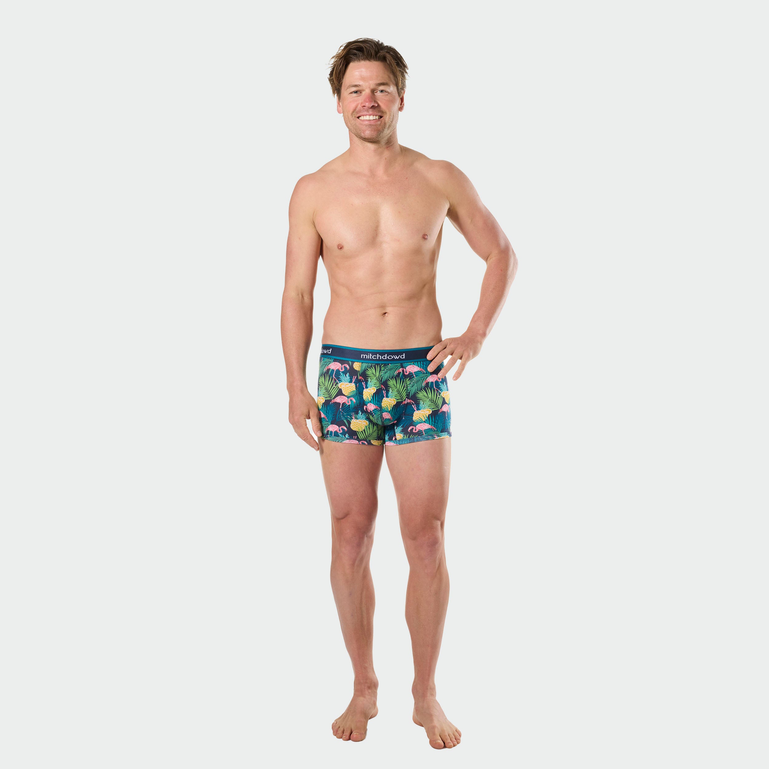 Mitchdowd Men's Tropical 3 Pack Trunk
