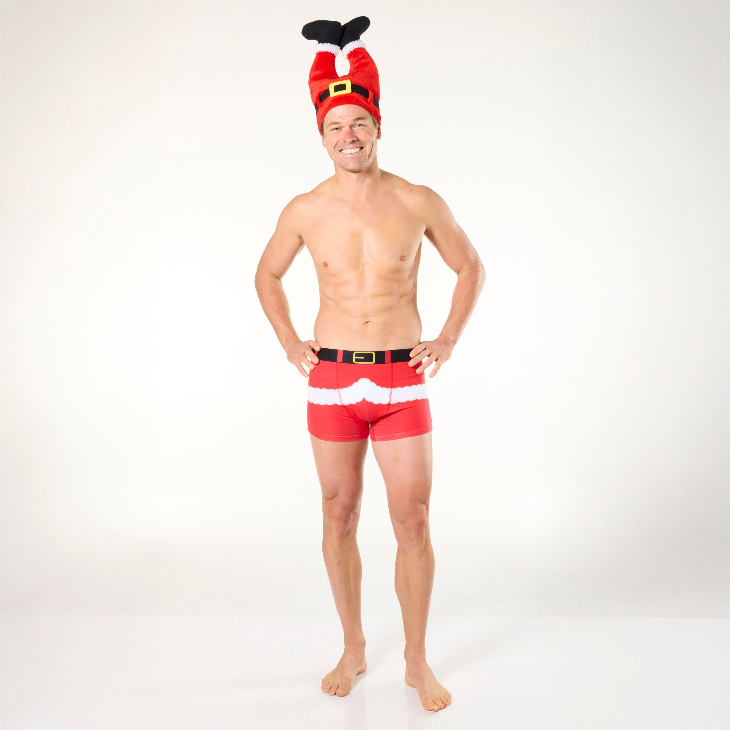 Mens Santa Trunk With Hat