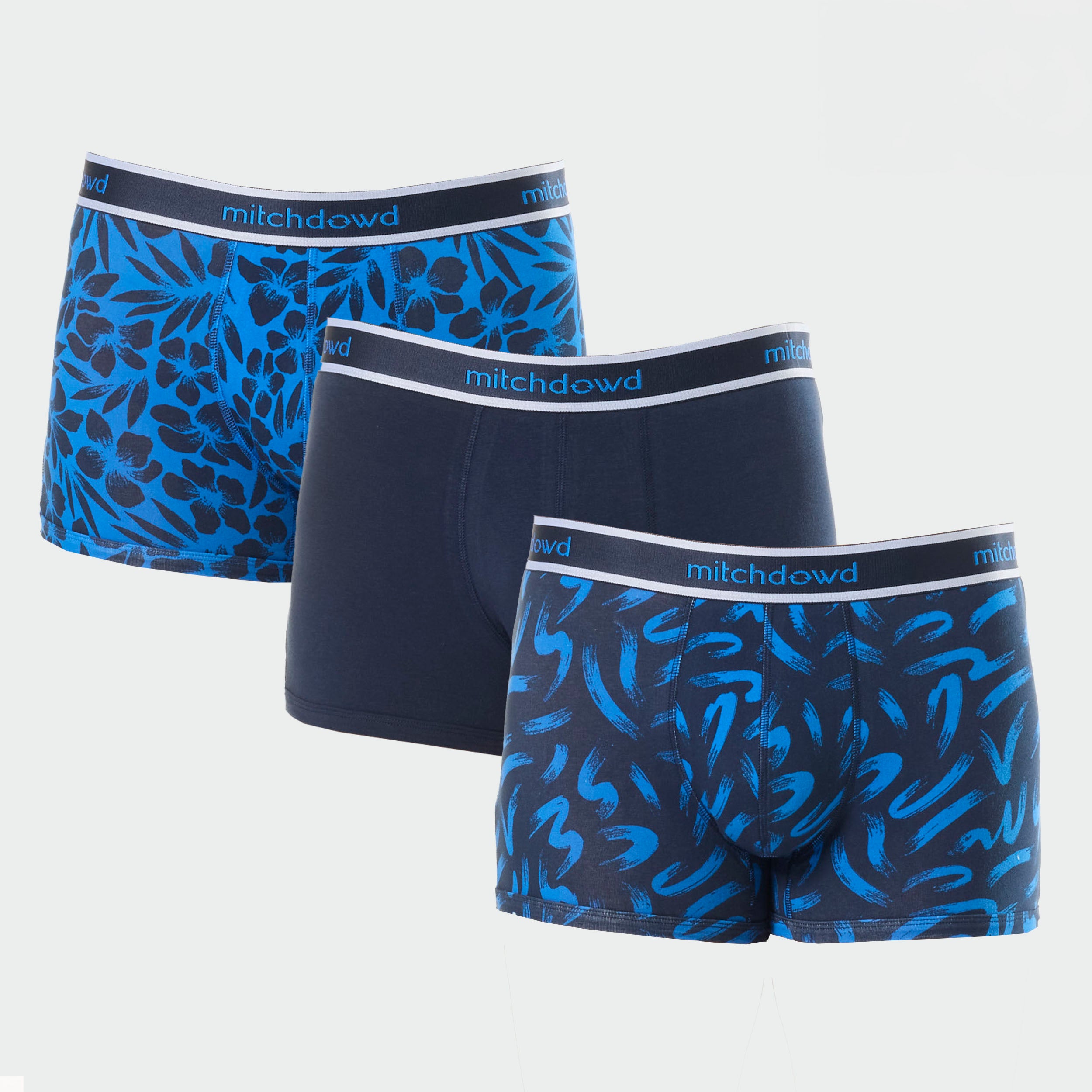Mitchdowd Men's 3 Pack Stylish Trunk