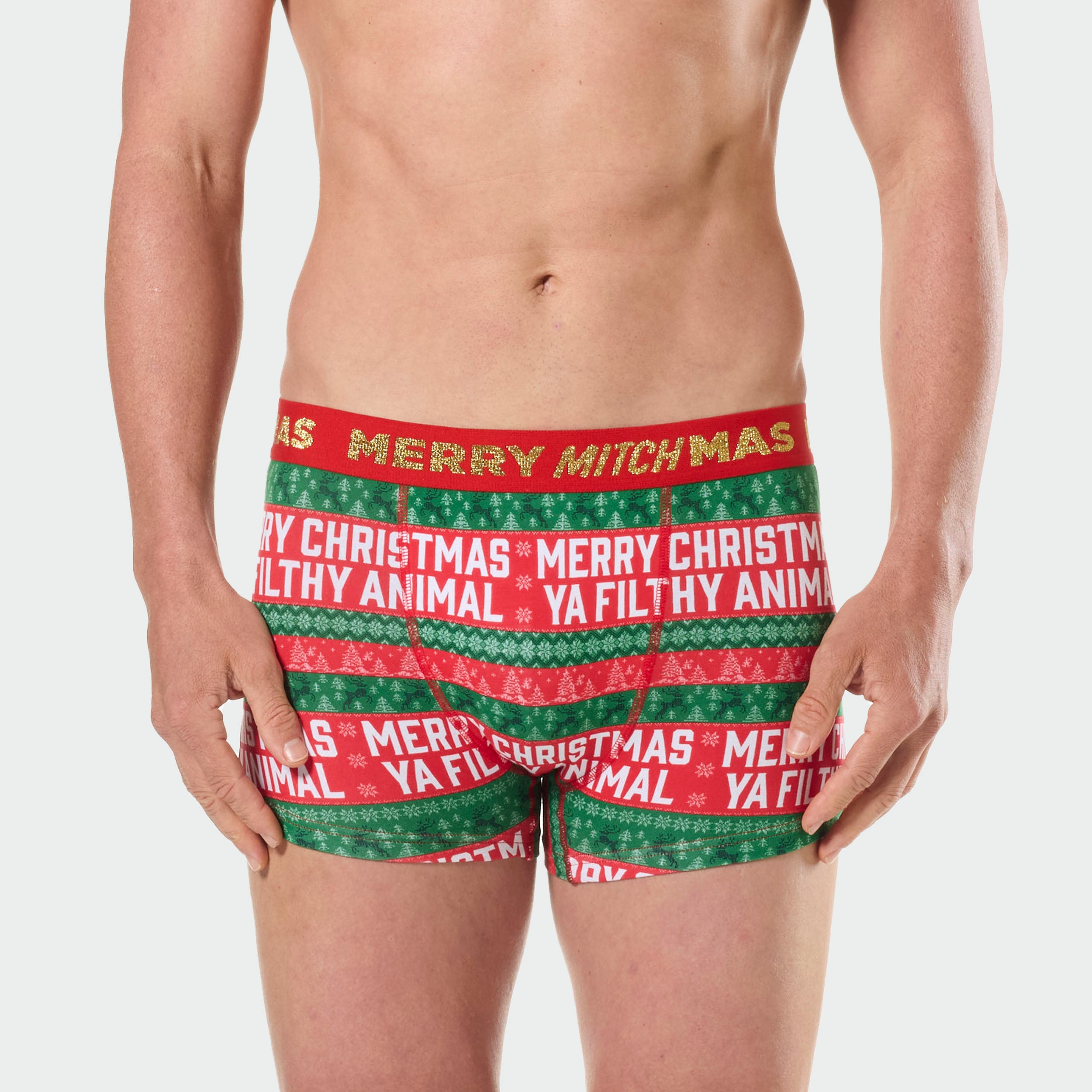 Mitchdowd Filthy Animal Christmas Mens Trunk