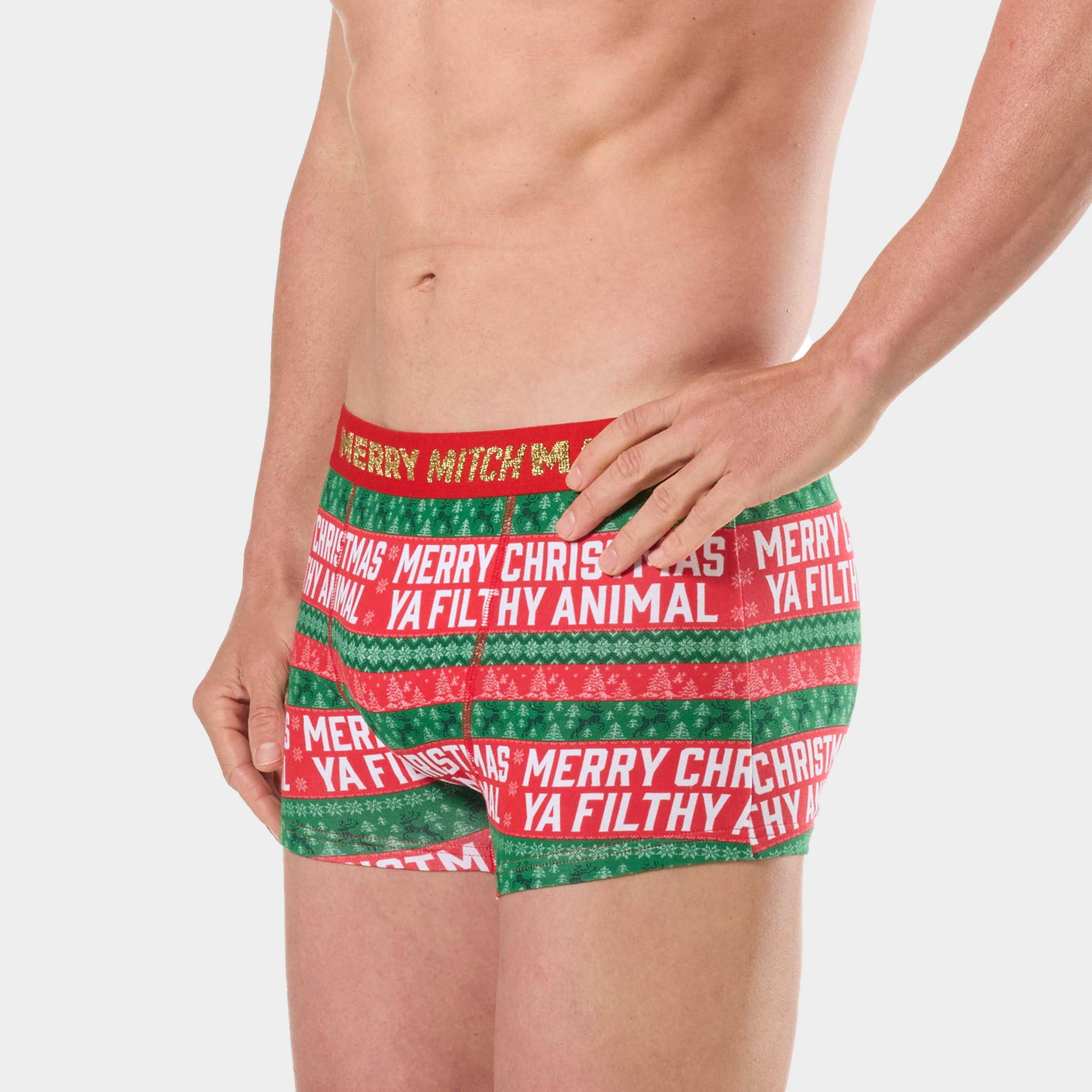 Mitchdowd Filthy Animal Christmas Mens Trunk