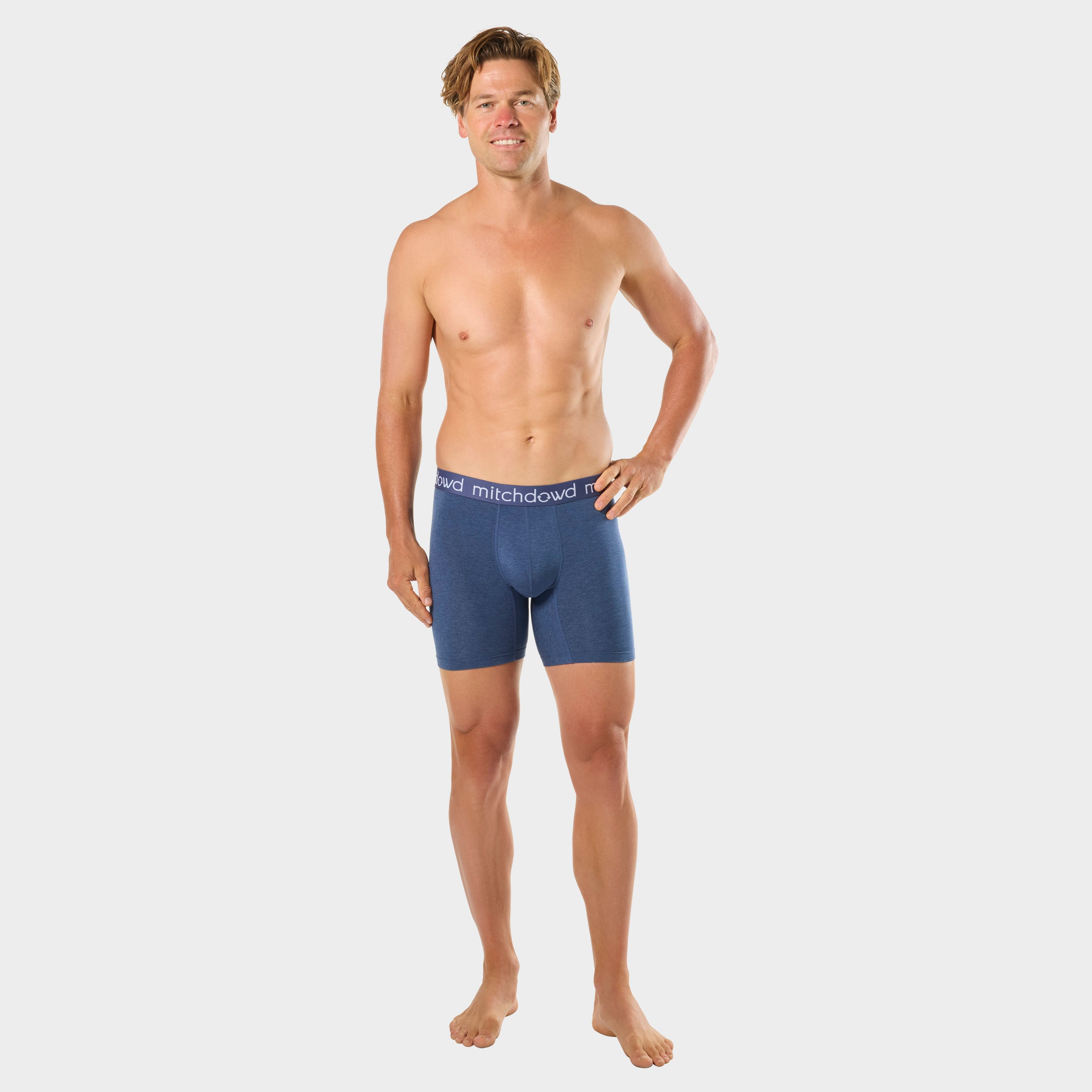 Mitchdowd Mens Long Leg Bamboo Trunks