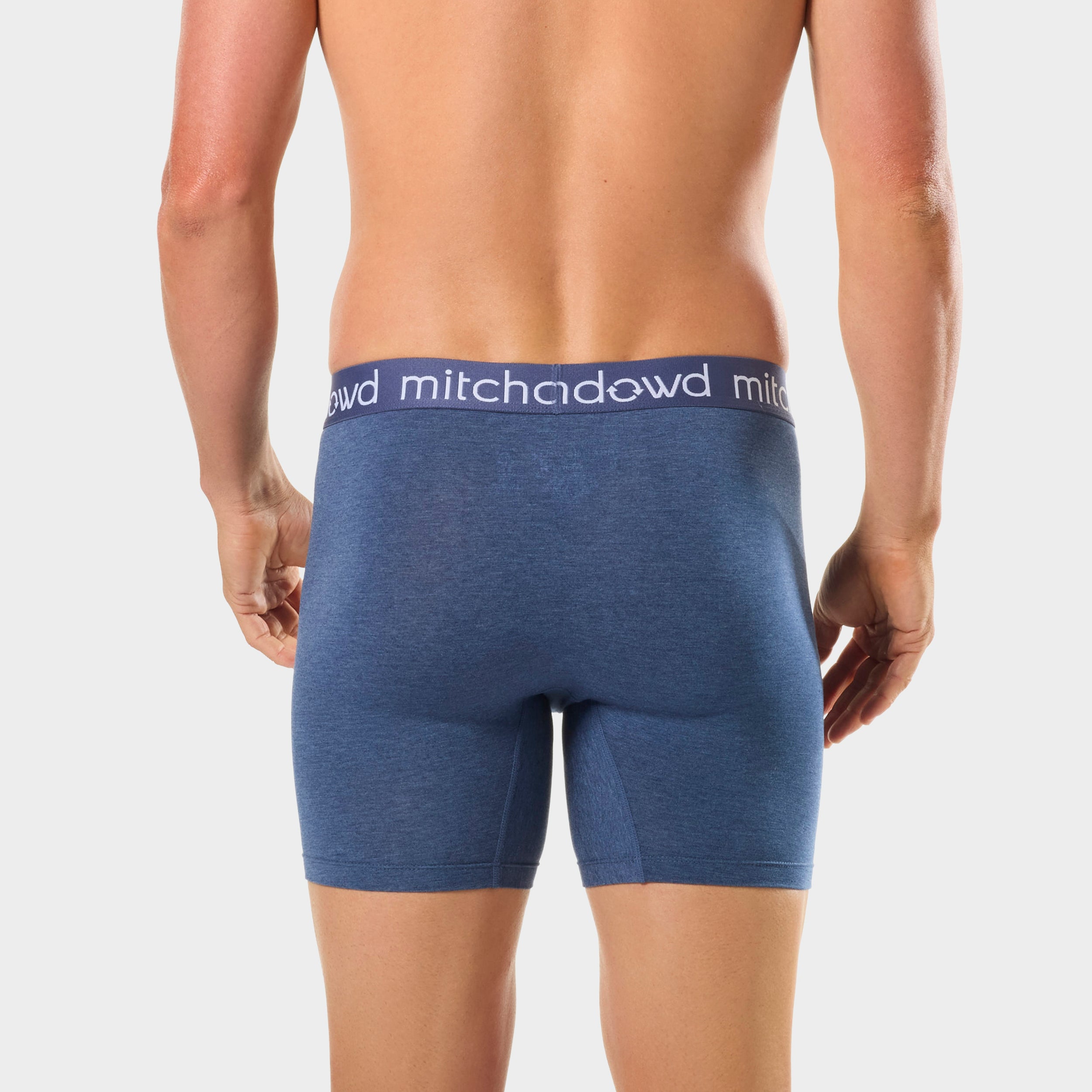 Mitchdowd Mens Long Leg Bamboo Trunks