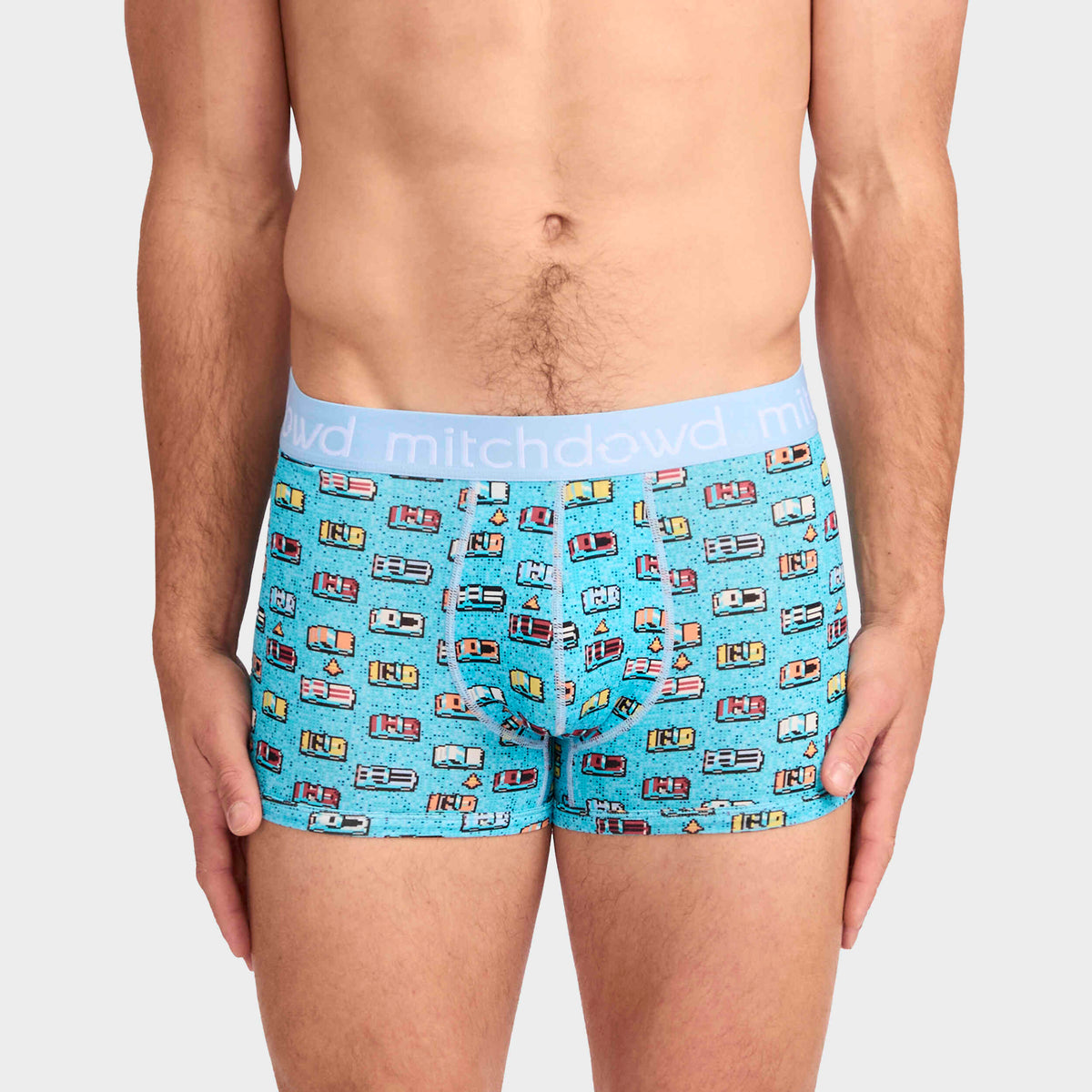 Mitchdowd Men's Pixel Zoomies Bamboo Trunk 2 Pack