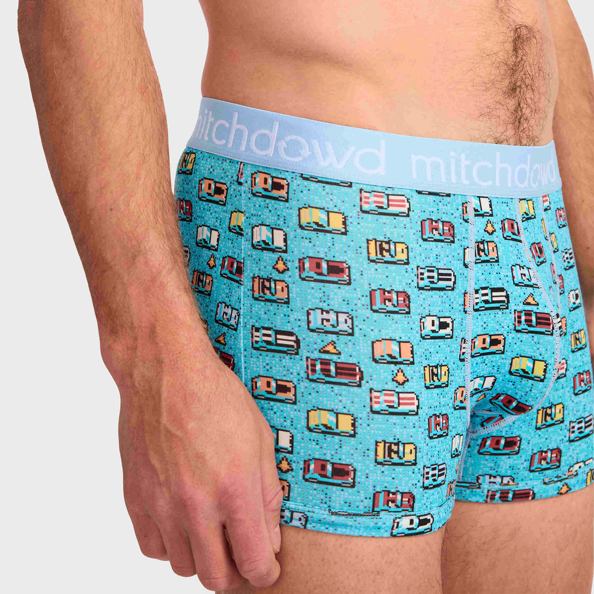 Mitchdowd Men's Pixel Zoomies Bamboo Trunk 2 Pack