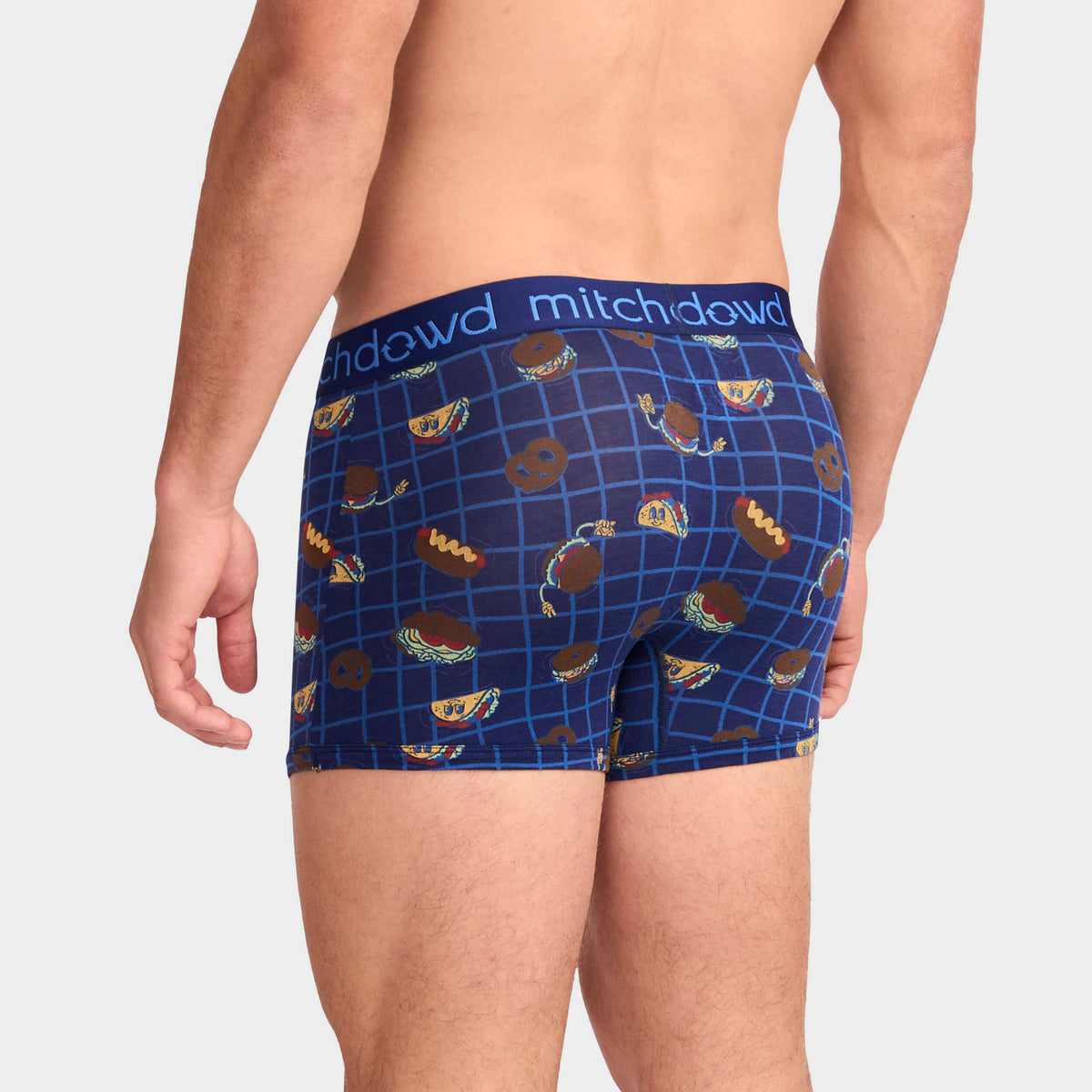 Mitchdowd Men's Fast Food Bamboo Trunk 2 Pack