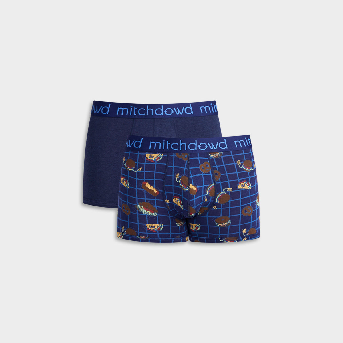 Mitchdowd Men's Fast Food Bamboo Trunk 2 Pack