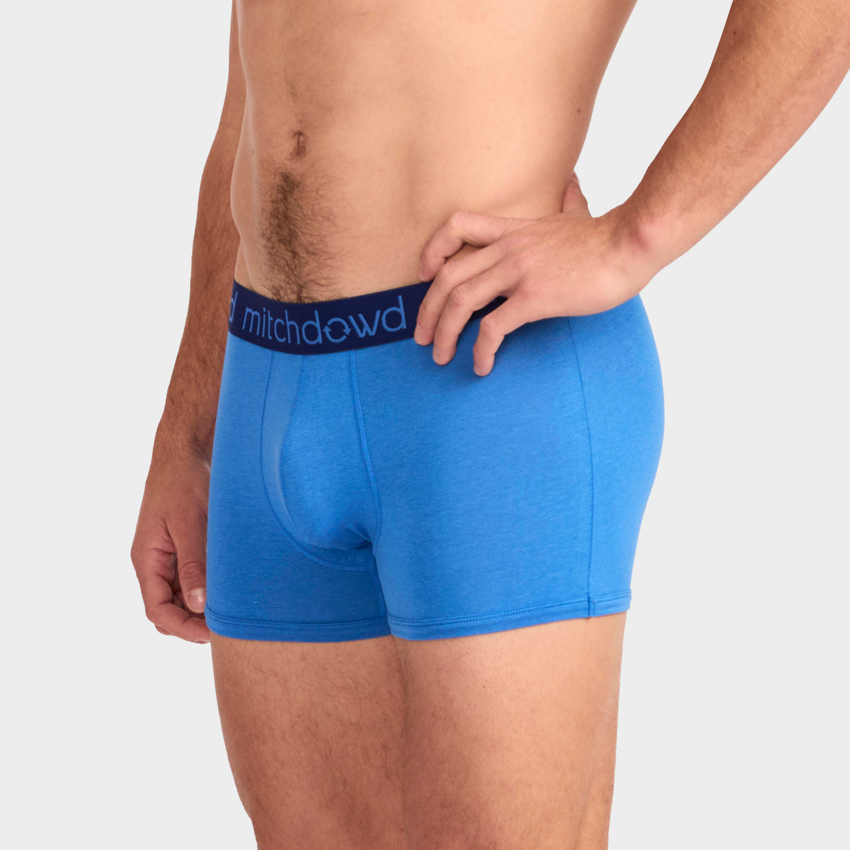 Mitchdowd Men's Blue Monstera Bamboo Trunk 2 Pack