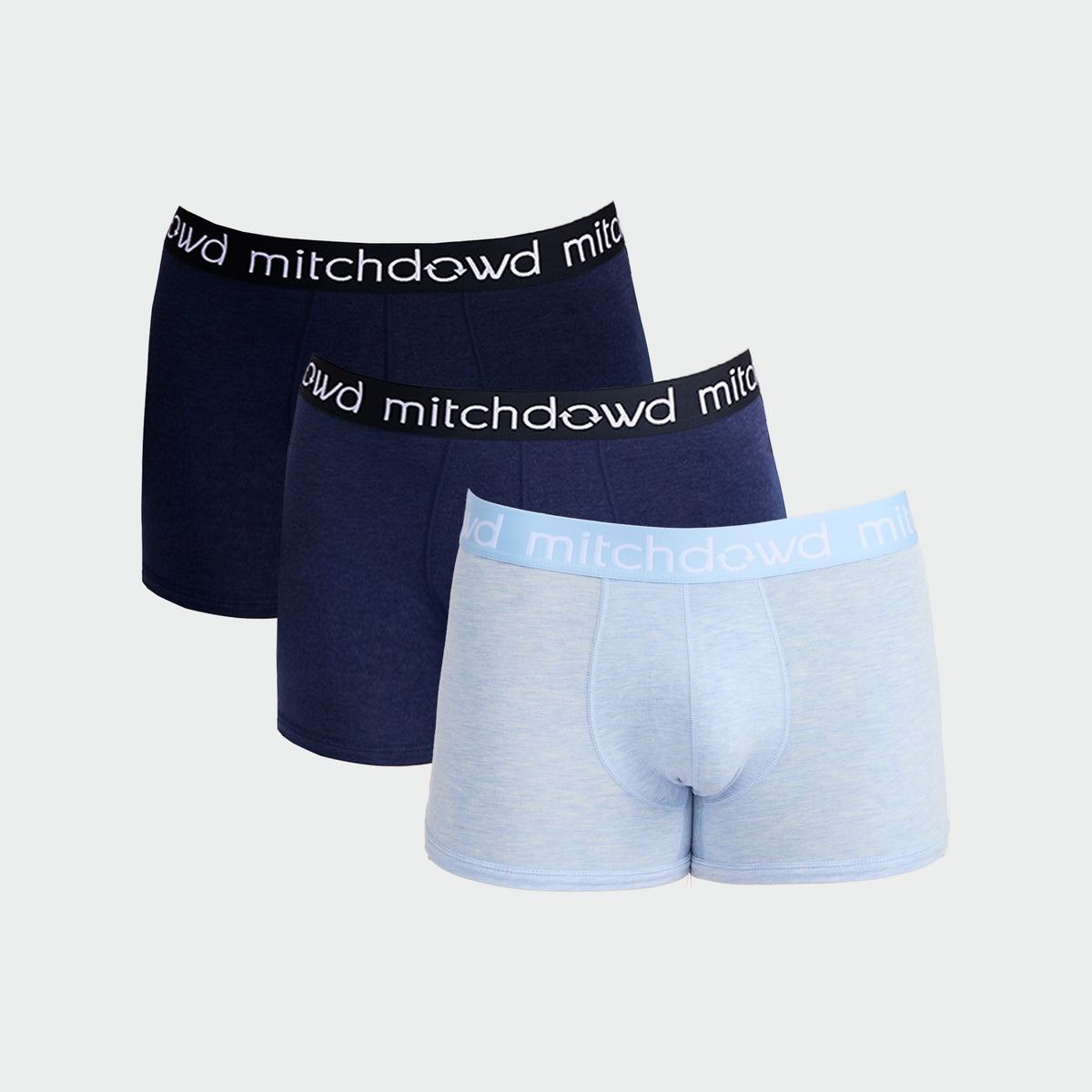 Mitchdowd Men’s Fashion Bamboo Trunks 3 Pack